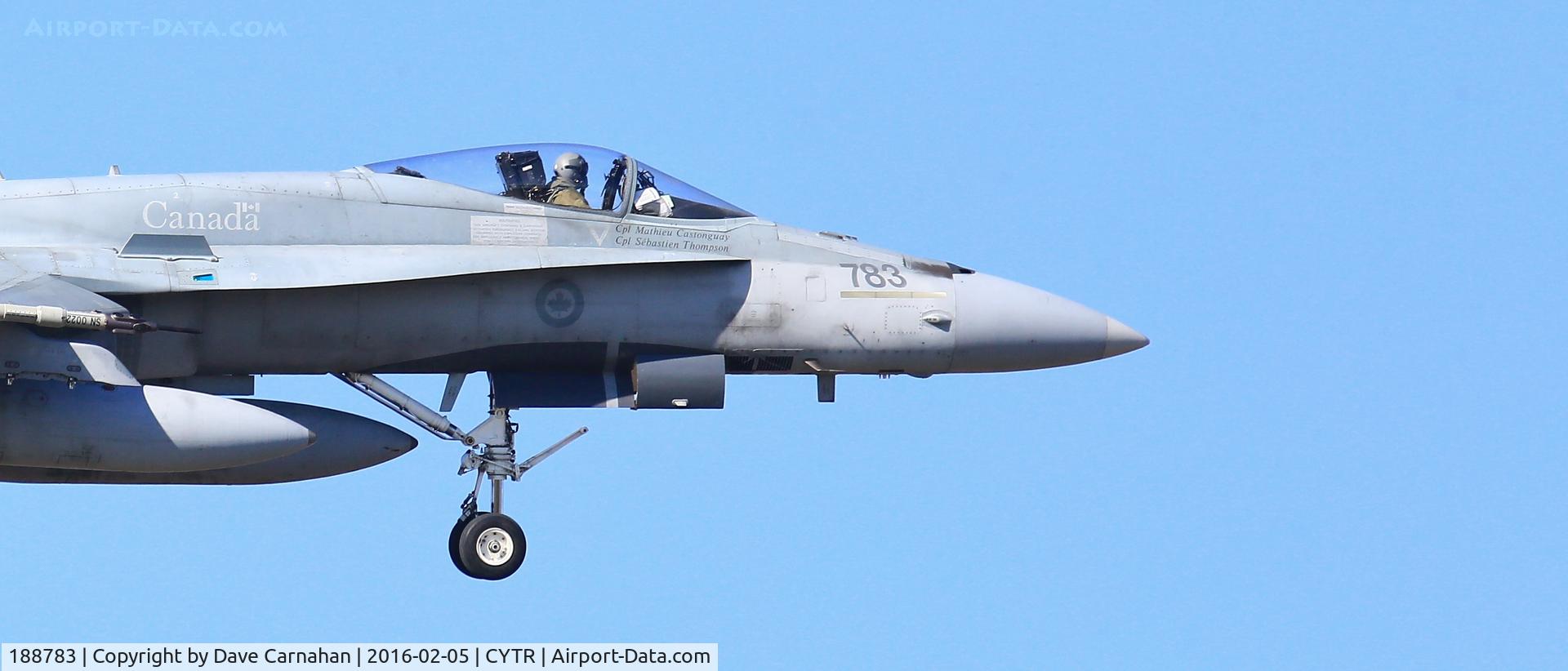 188783, 1987 McDonnell Douglas CF-188A Hornet C/N 0567/A474, CFB Trenton, Ontario, Canada