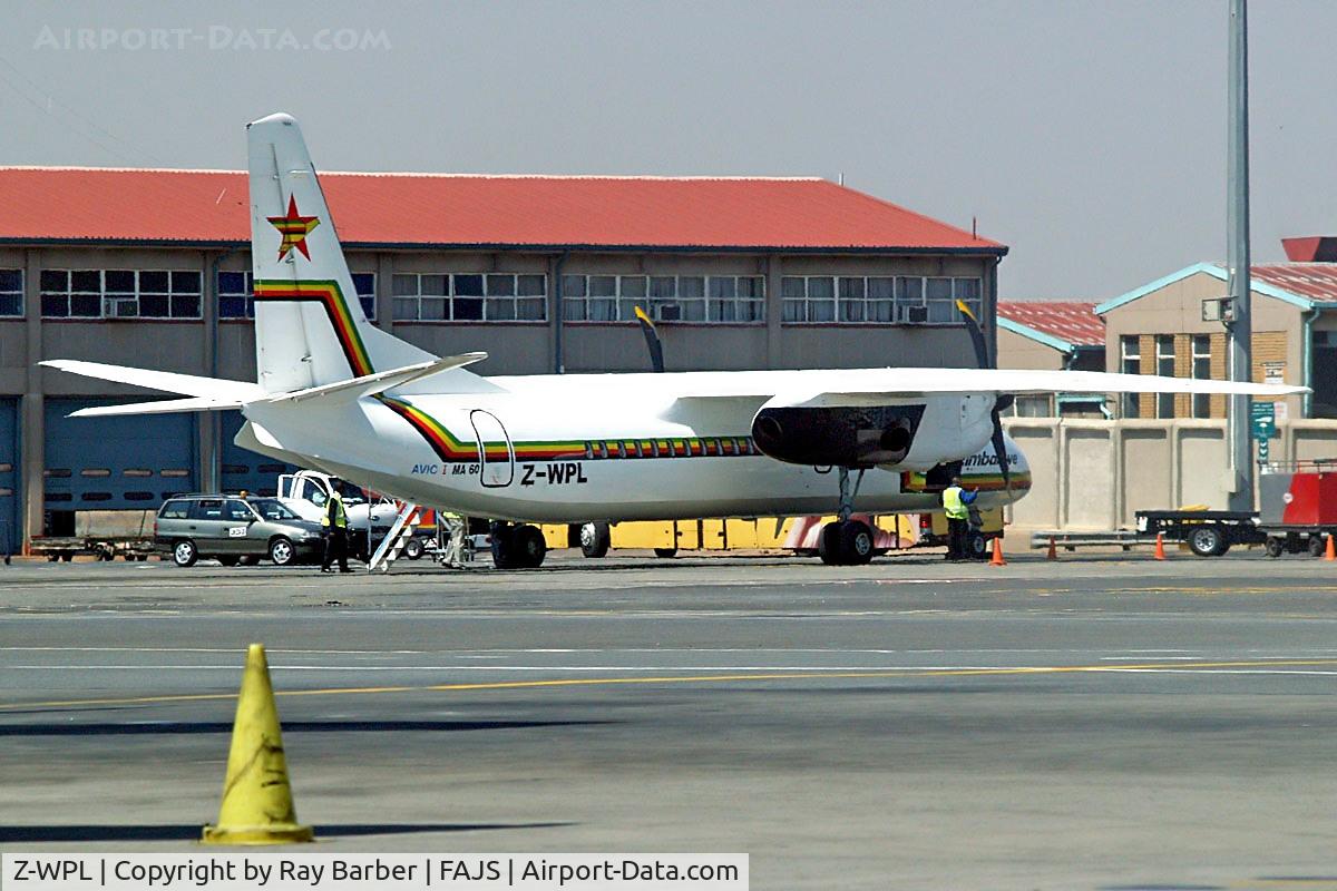 Z-WPL, 2006 Xian MA-60 C/N 0304, Xian MA60 [0304] (Air Zimbabwe) Johannesburg-International~ZS 22/09/2006