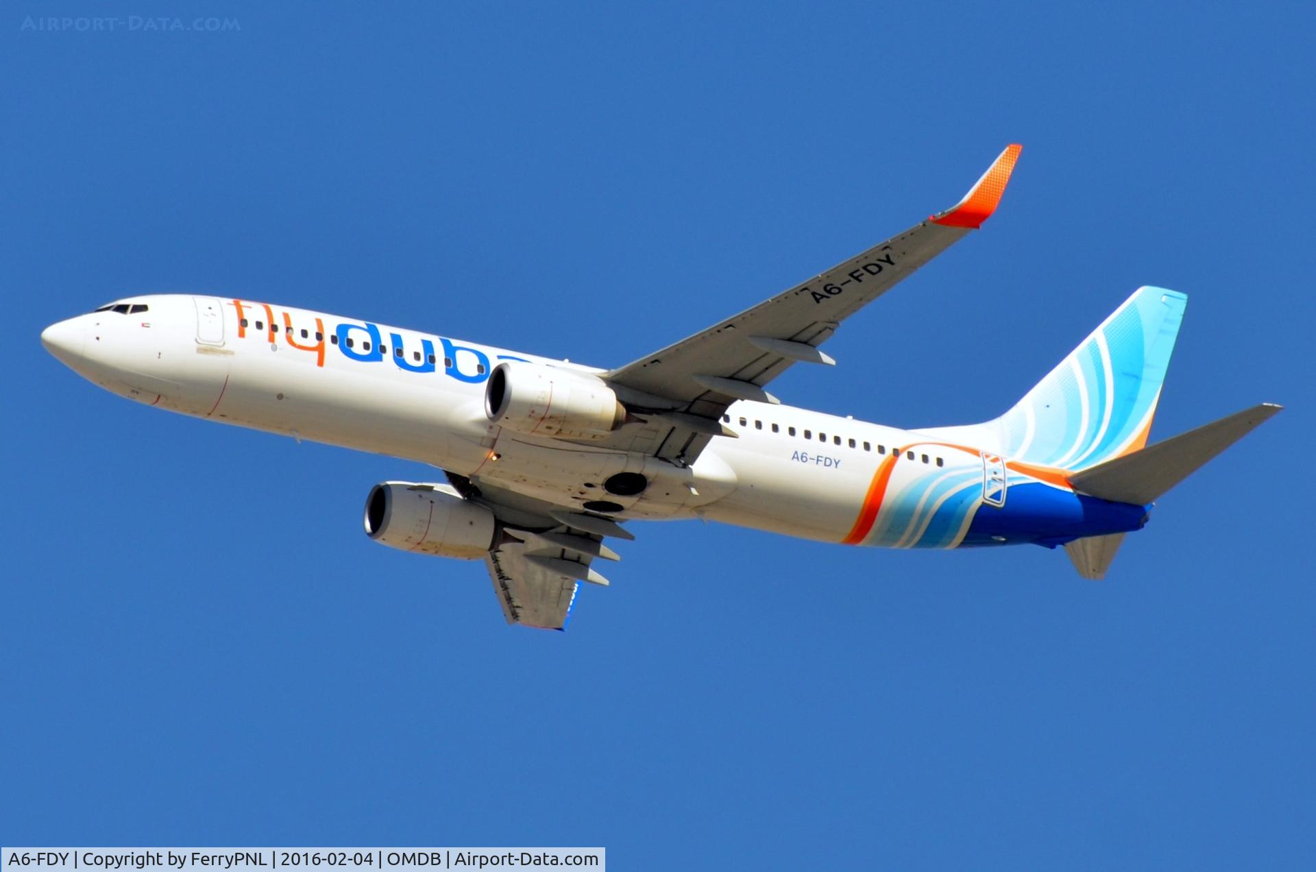 A6-FDY, 2012 Boeing 737-8KN C/N 40252, Flydubai B738 taking-off