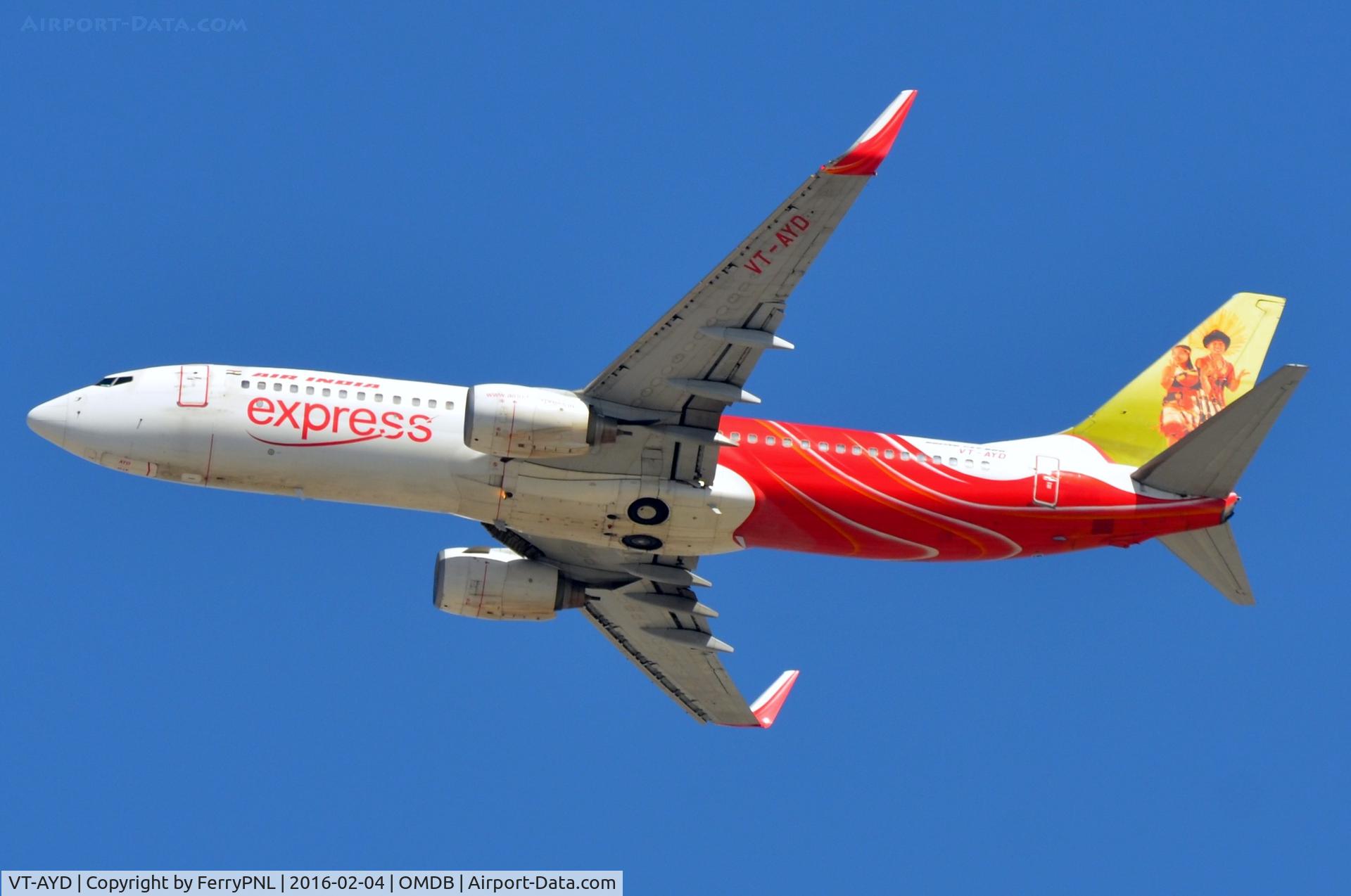 VT-AYD, 2009 Boeing 737-8HG C/N 36340, Air India ExpressB738 departing.