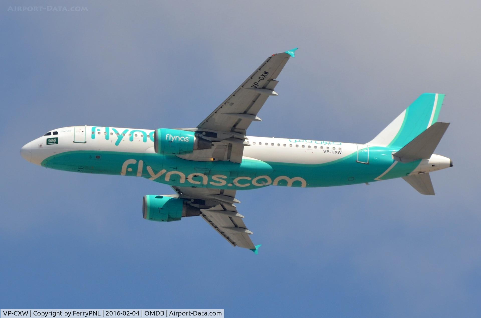 VP-CXW, 2008 Airbus A320-214 C/N 3475, Flynas A320