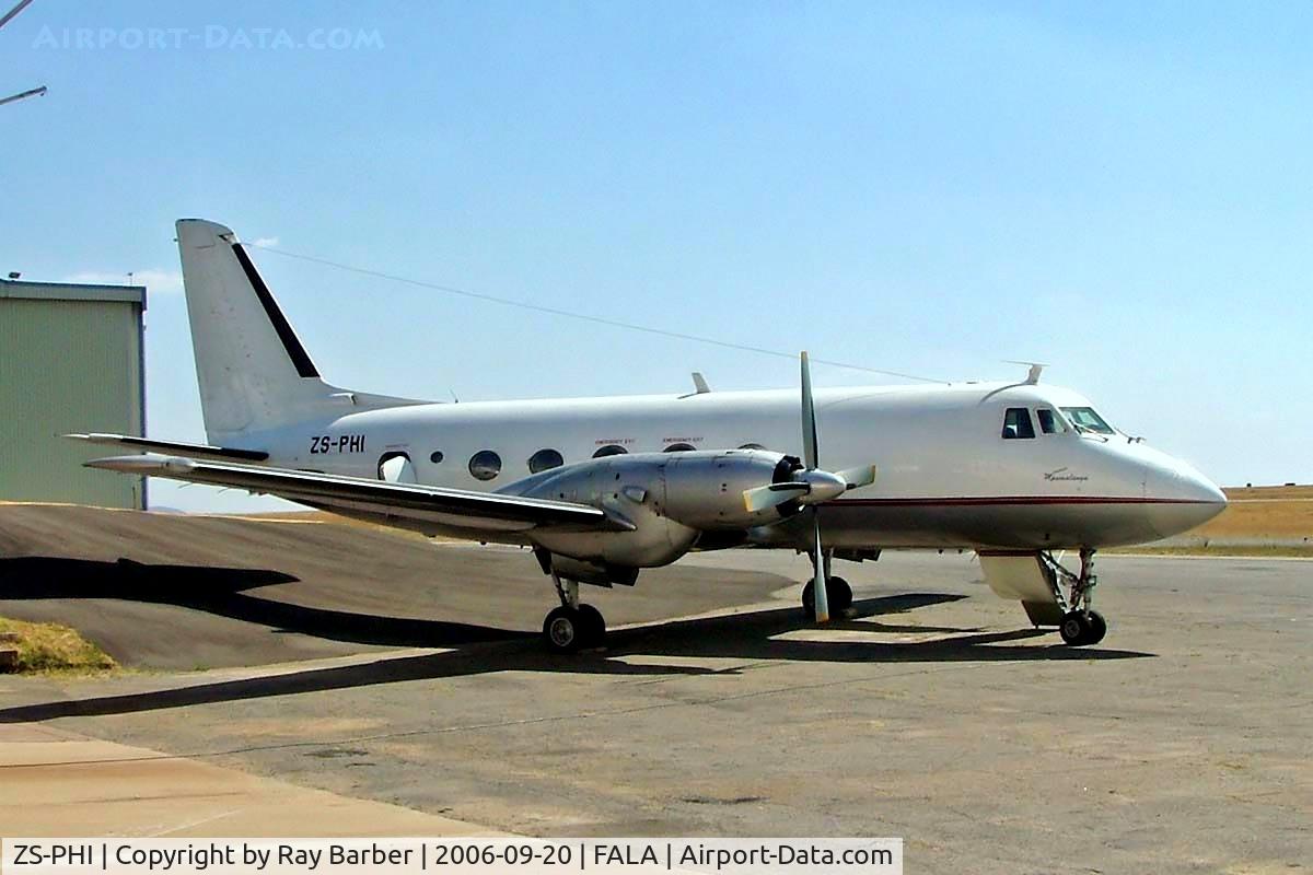 ZS-PHI, 1965 Grumman G-159 Gulfstream 1 C/N 164, Grumman G-159 Gulfstream I [164] (Nelair Charter Pty) Lanseria~ZS 20/09/2006