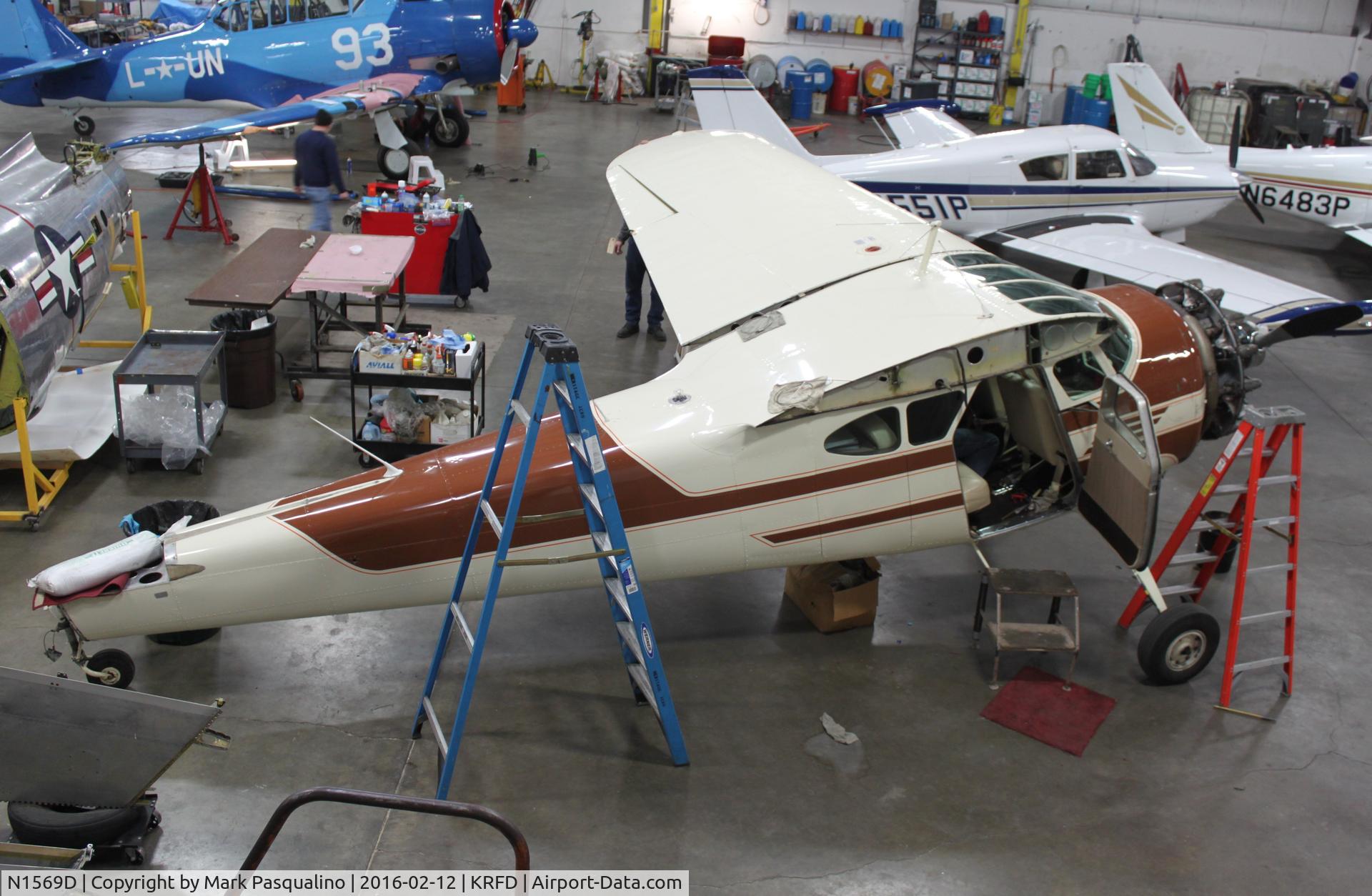 N1569D, 1952 Cessna 195 C/N 7791, Cessna 195