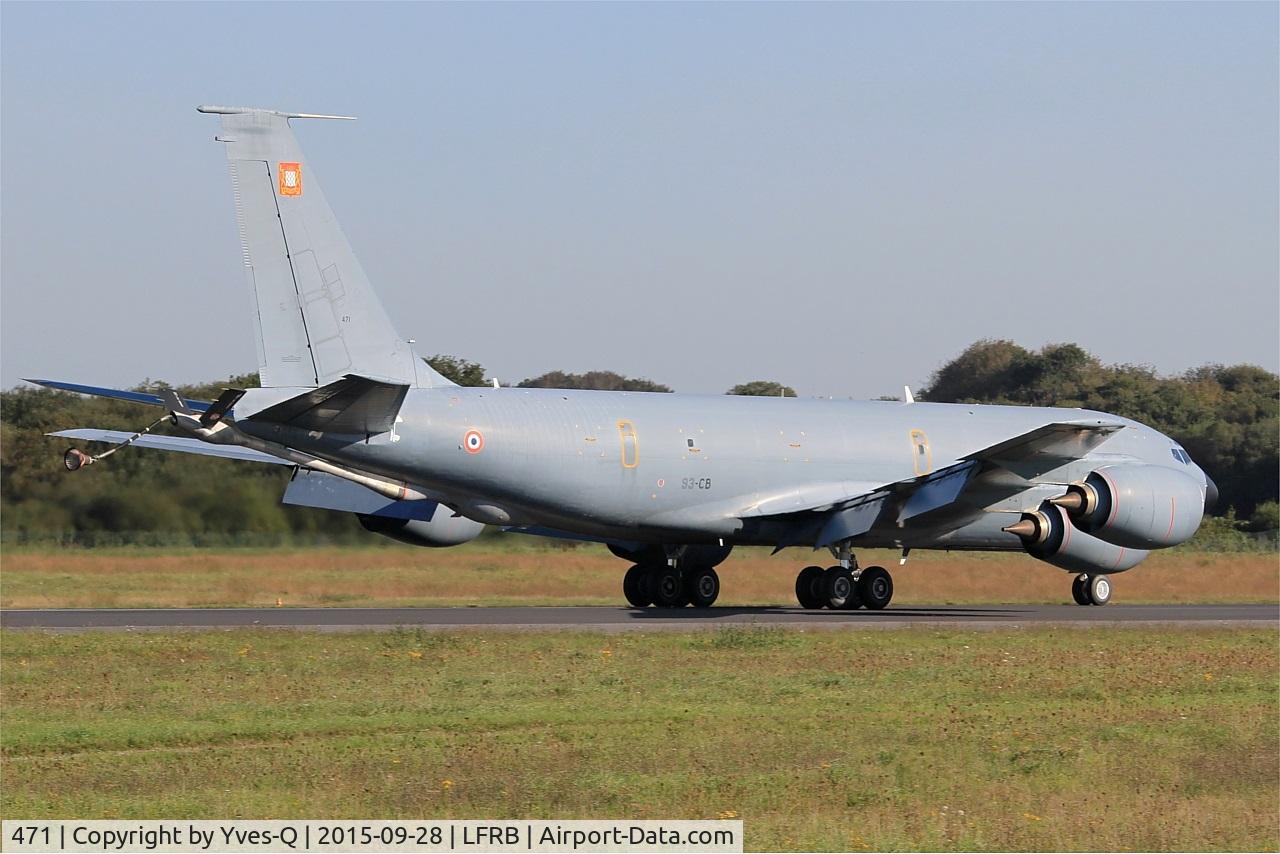 471, 1964 Boeing C-135FR Stratotanker C/N 18680, French Air Force Boeing C-135FR Stratotanker (93-CB), Landing rwy 07R, Brest-Bretagne airport (LFRB-BES)