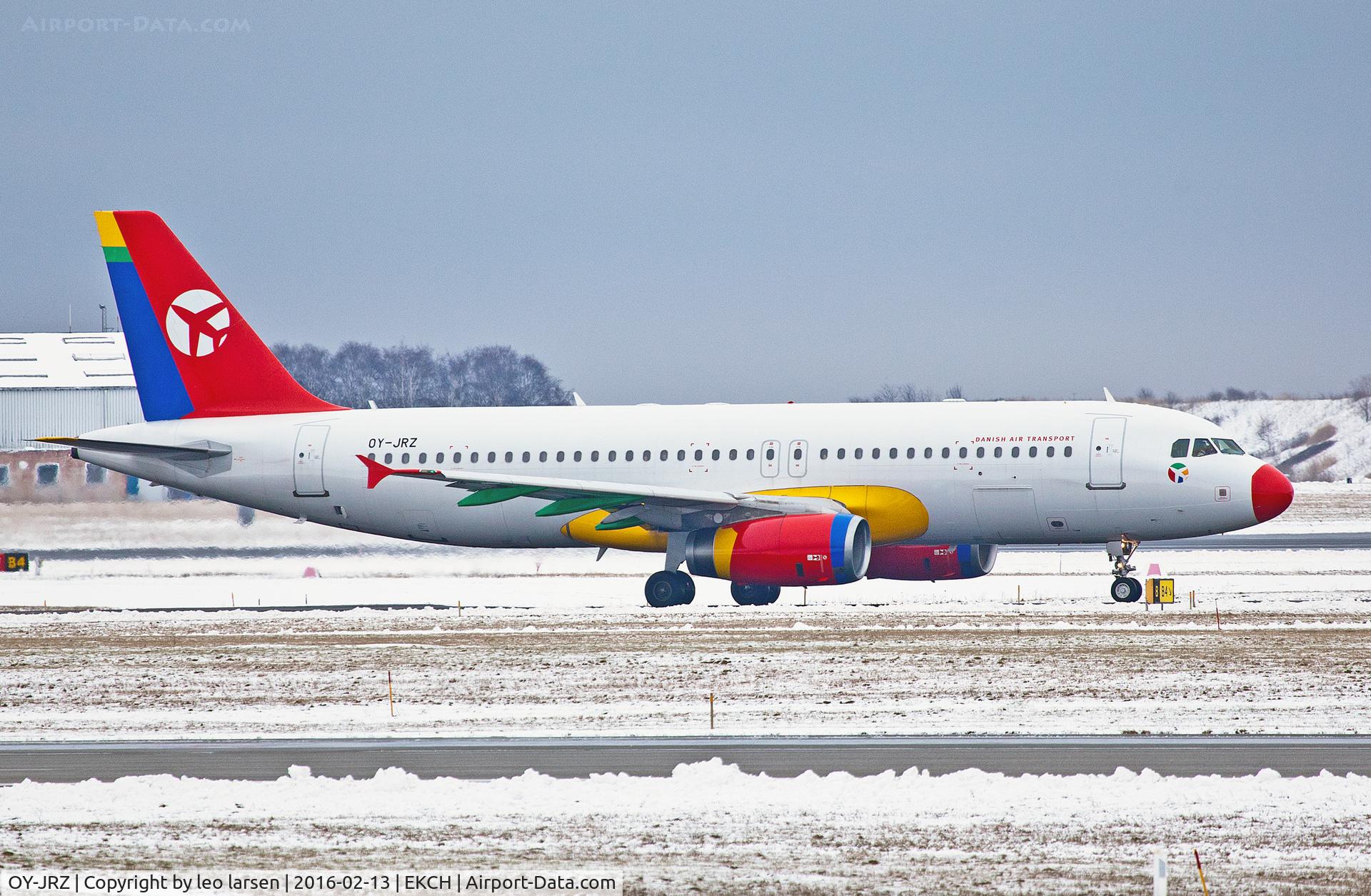 OY-JRZ, 2003 Airbus A320-233 C/N 2102, Copenhagen 13.2.16