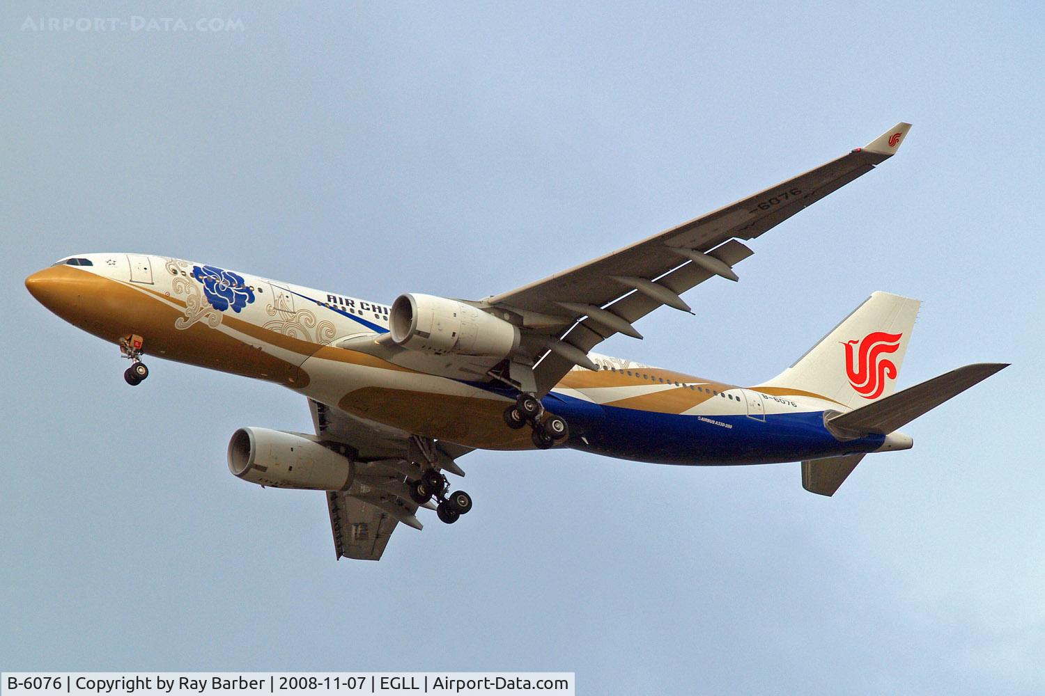 B-6076, 2006 Airbus A330-243 C/N 797, Airbus A330-243 [797] (Air China) Home~G 07/11/2008. On approach 27R.