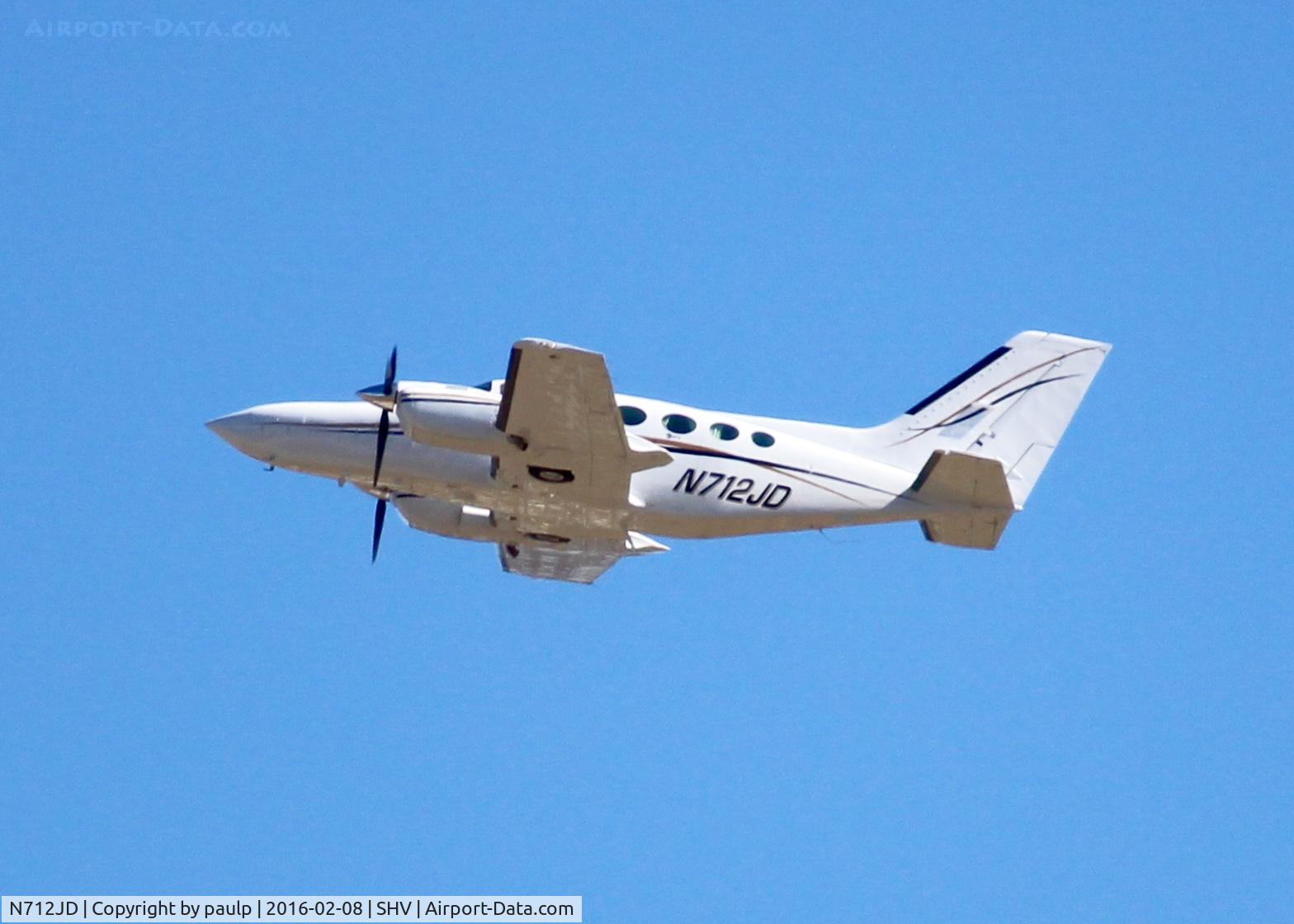 N712JD, Cessna 421C Golden Eagle C/N 421C0908, At Shreveport Regional.