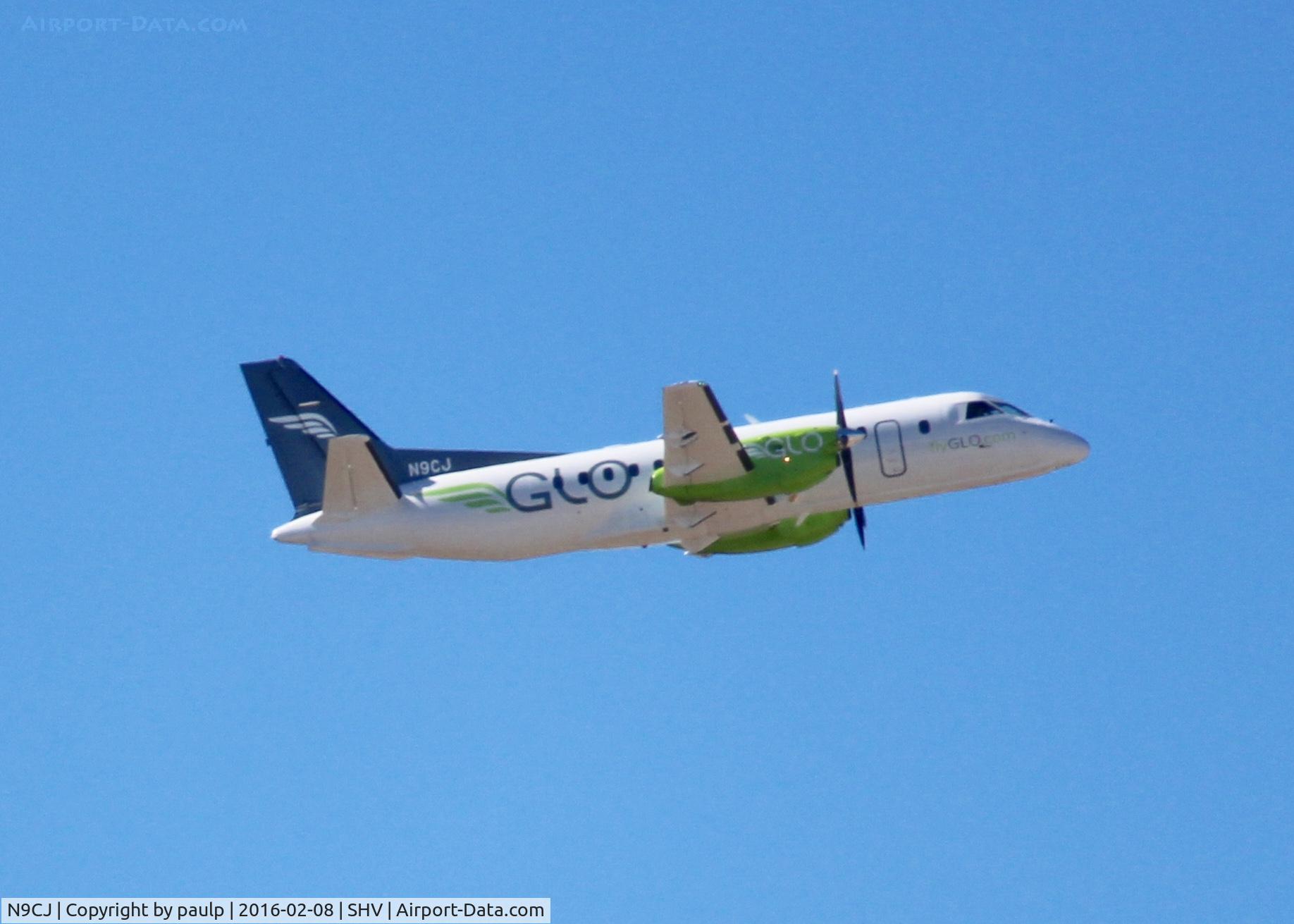 N9CJ, 1991 Saab 340B C/N 340B-224, At Shreveport Regional.