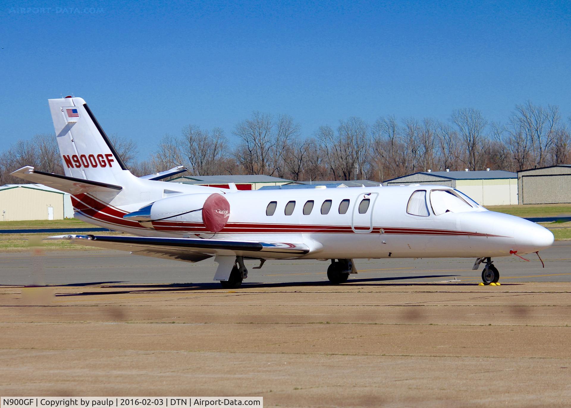 N900GF, 2003 Cessna 550 Citation Bravo C/N 550-1046, At Downtown Shreveport.
