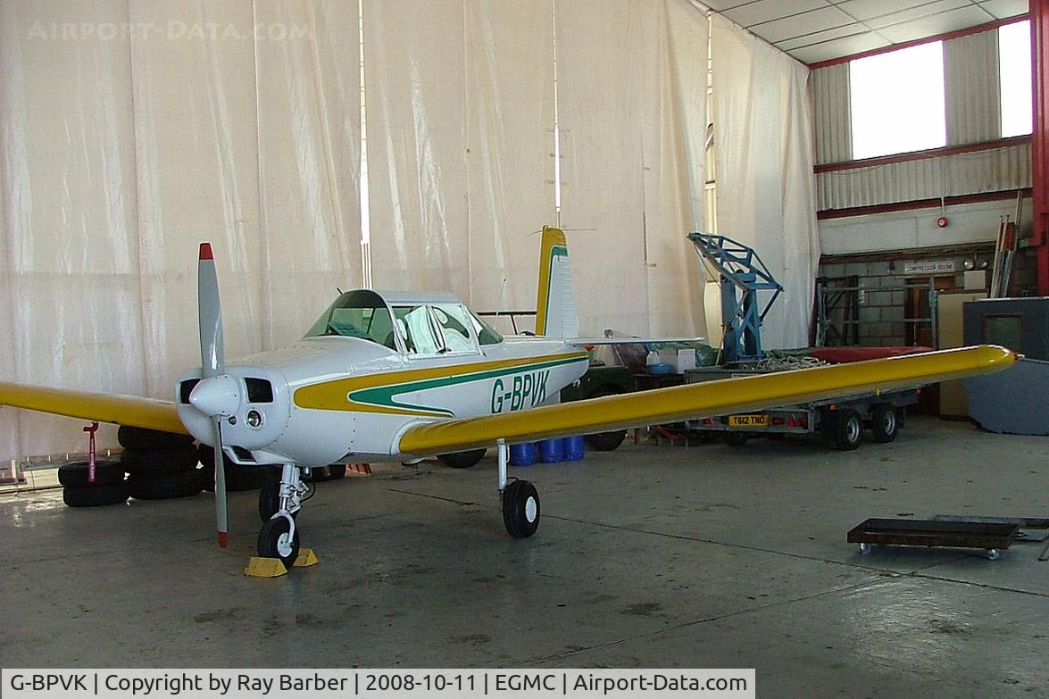 G-BPVK, 1971 Varga 2150A Kachina C/N VAC-85-77, Varga 2150A Kachina [VAC-85-77] Southend~G 11/10/2008