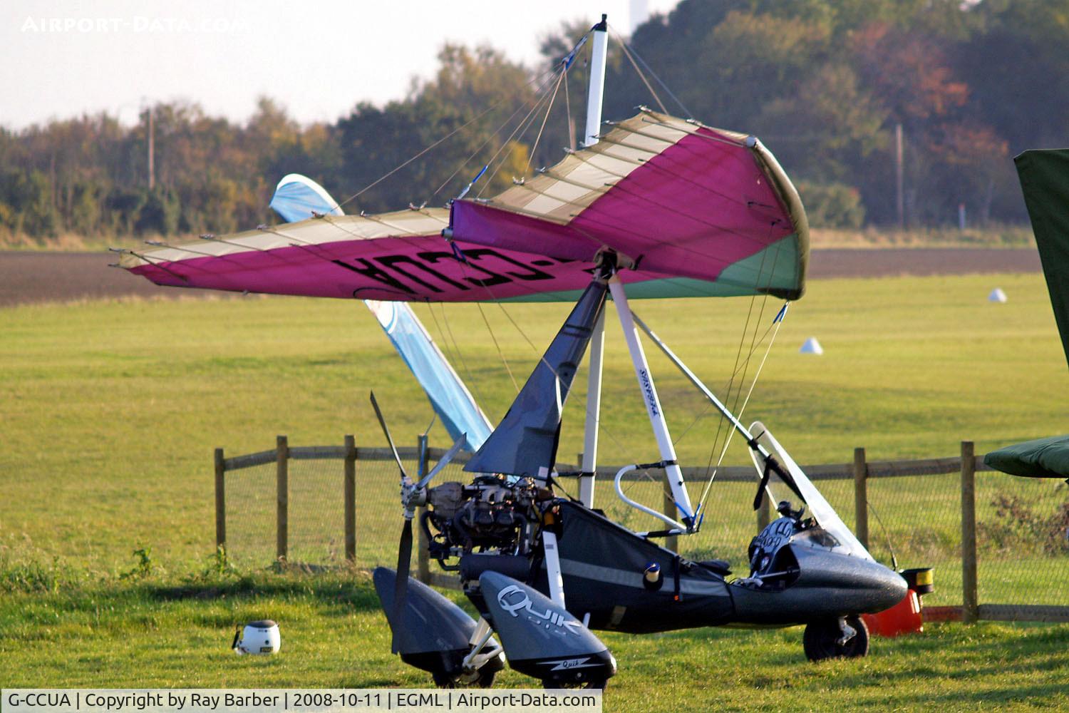 G-CCUA, 2004 Mainair Pegasus Quik C/N 8032, P & M Aviation Pegasus Quik [8032] Damyns Hall, Essex~G 11/10/2008