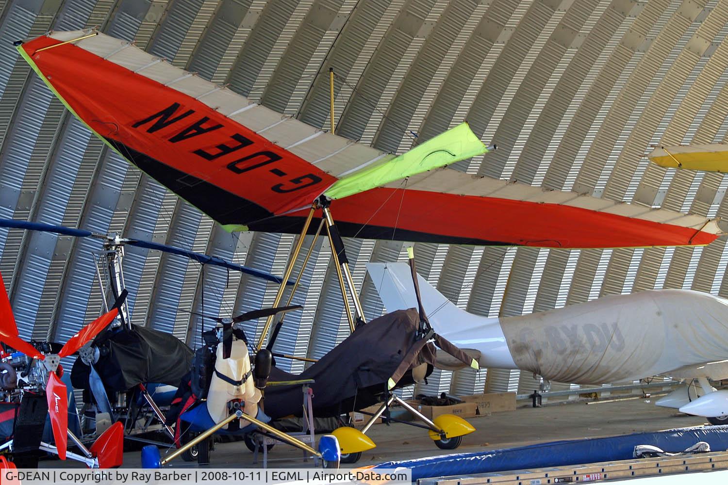 G-DEAN, 1988 Solar Wings Pegasus XL-Q C/N SW-WQ-0123, Solar Wings Pegasus XL-Q  [SW-WQ-0123] Damyns Hall, Essex~G 11/10/2008