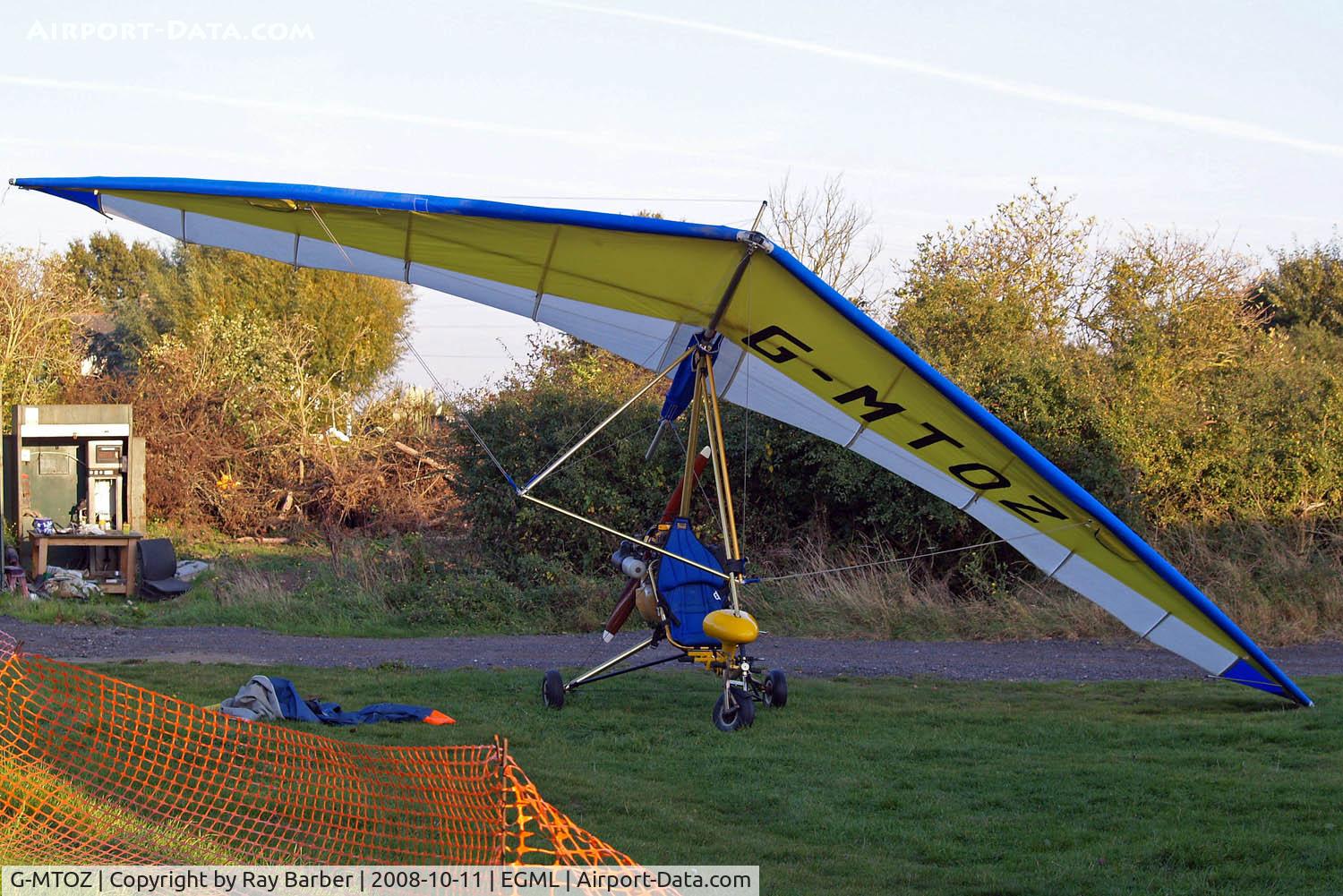 G-MTOZ, 1987 Solar Wings PEGASUS XL-R C/N SW-WA-1250, Solar Wings Pegasus XL-R  [SW-WA-1250] Damyns Hall, Essex~G 11/10/2008
