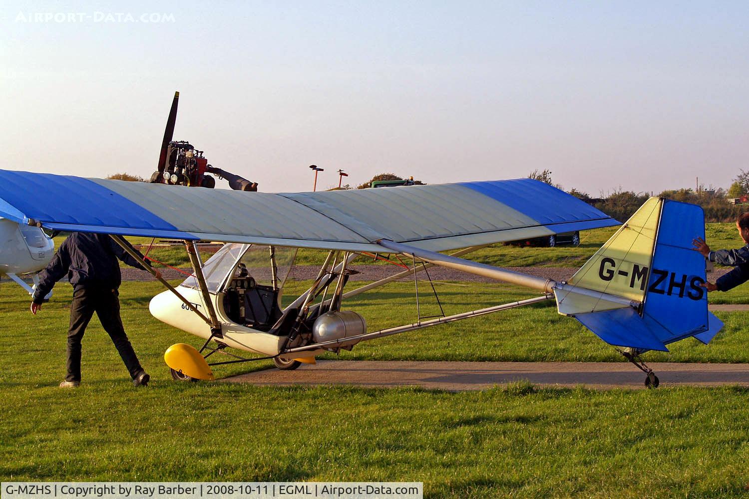 G-MZHS, 1997 Thruster T600T C/N 9077-T600T-013, Thruster Sprint T-600T [9077-T600T-013] Damyns Hall, Essex~G 11/10/2008
