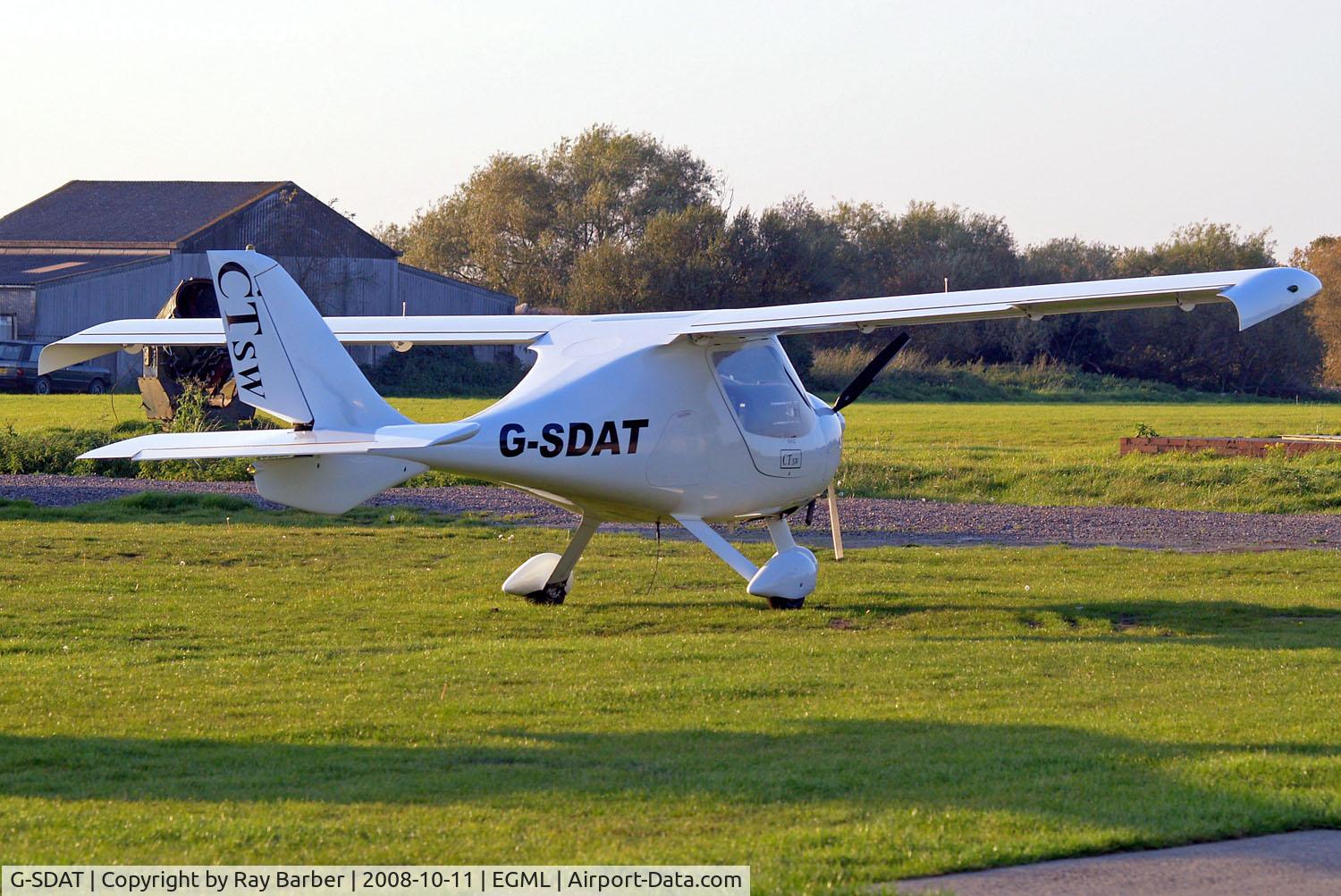 G-SDAT, 2007 Flight Design CTSW C/N 8312, Flight Design CT-SW [07-03-21] Damyns Hall, Essex~G 11/10/2008