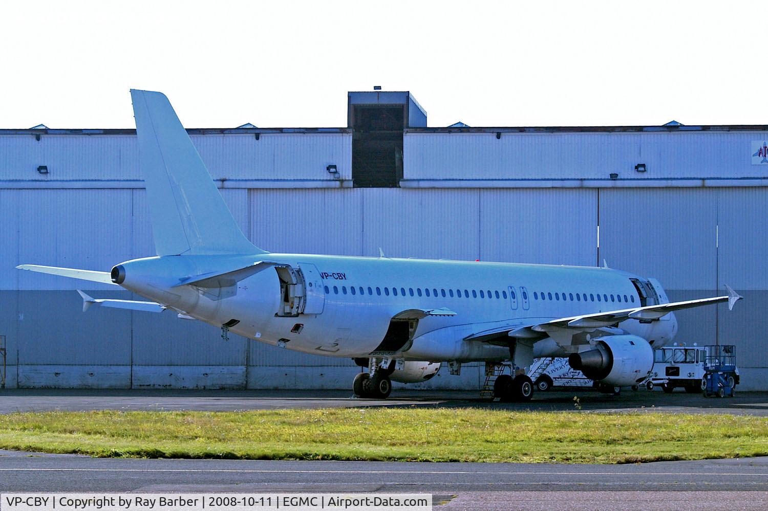 VP-CBY, 1992 Airbus A320-212 C/N 313, Airbus A320-212 [0313] (Kolavia) Southend~G 11/10/2008