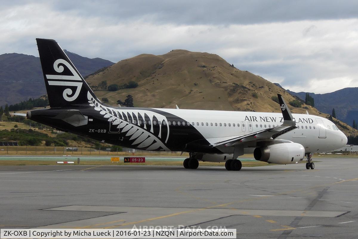 ZK-OXB, 2013 Airbus A320-232 C/N 5682, At Queenstown