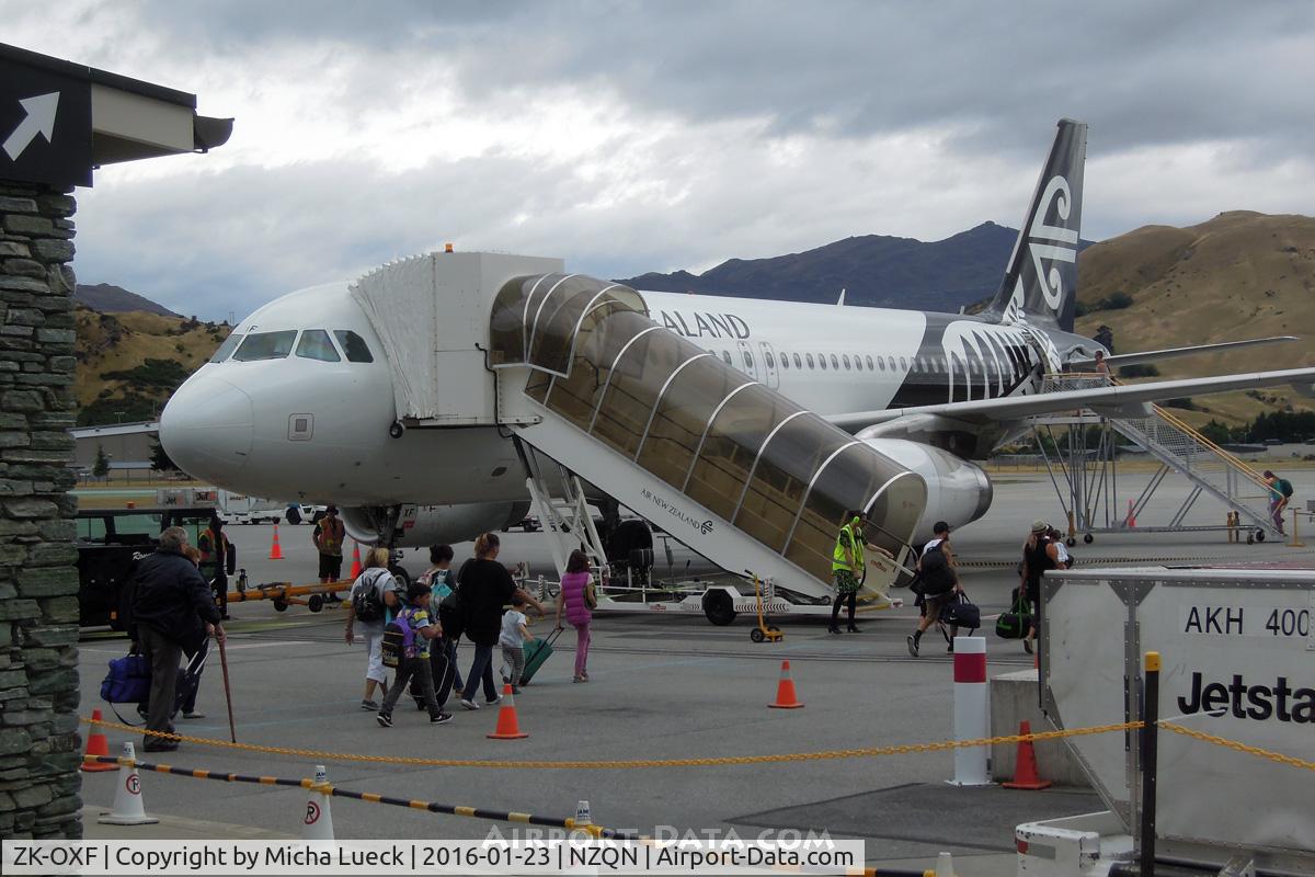 ZK-OXF, 2014 Airbus A320-232 C/N 6182, At Queenstown