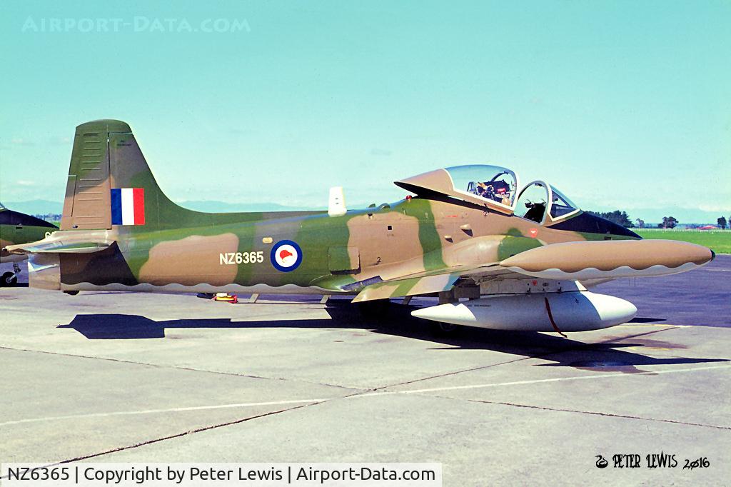 NZ6365, 1972 BAC 167 Strikemaster Mk.88 C/N 305, No. 14 Squadron, Ohakea.