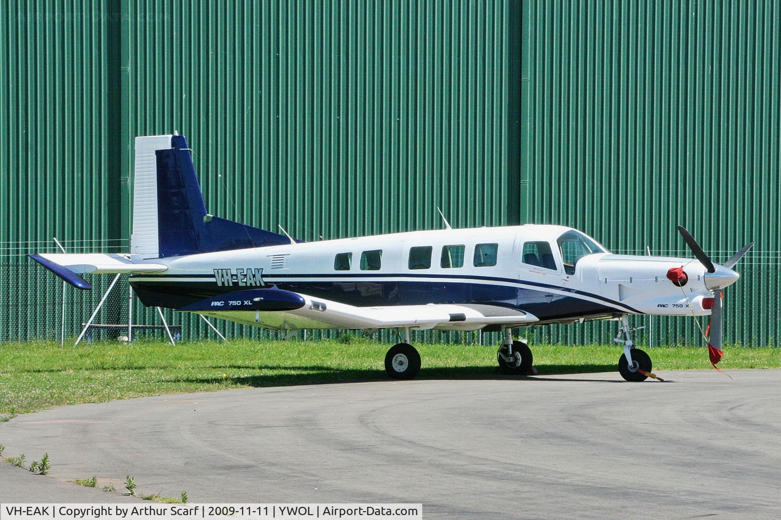 VH-EAK, Pacific Aerospace 750XL C/N 110, VH-EAK Albion Park NSW 2009