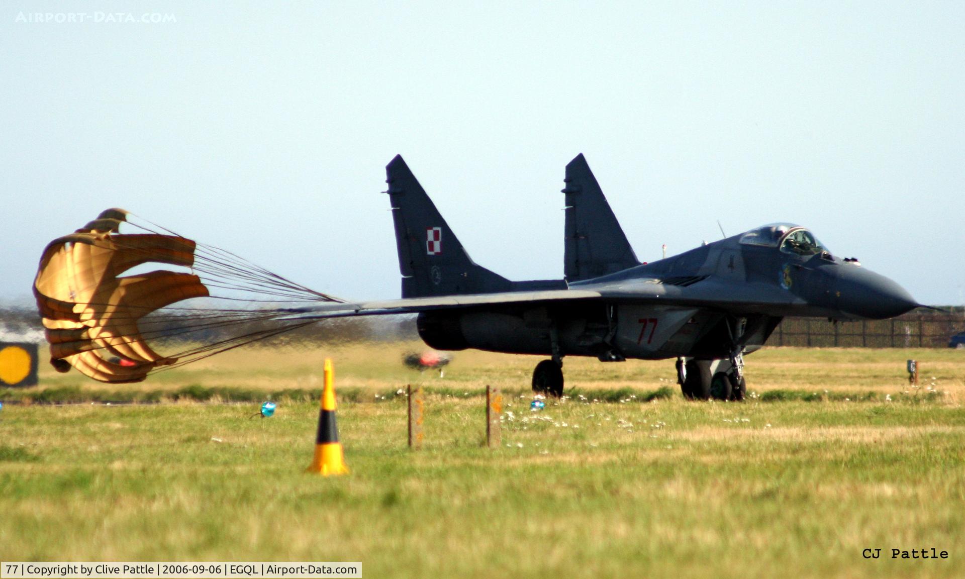 77, Mikoyan-Gurevich MiG-29A C/N 2960526377, In action at the RAF Leuchars airshow 2006