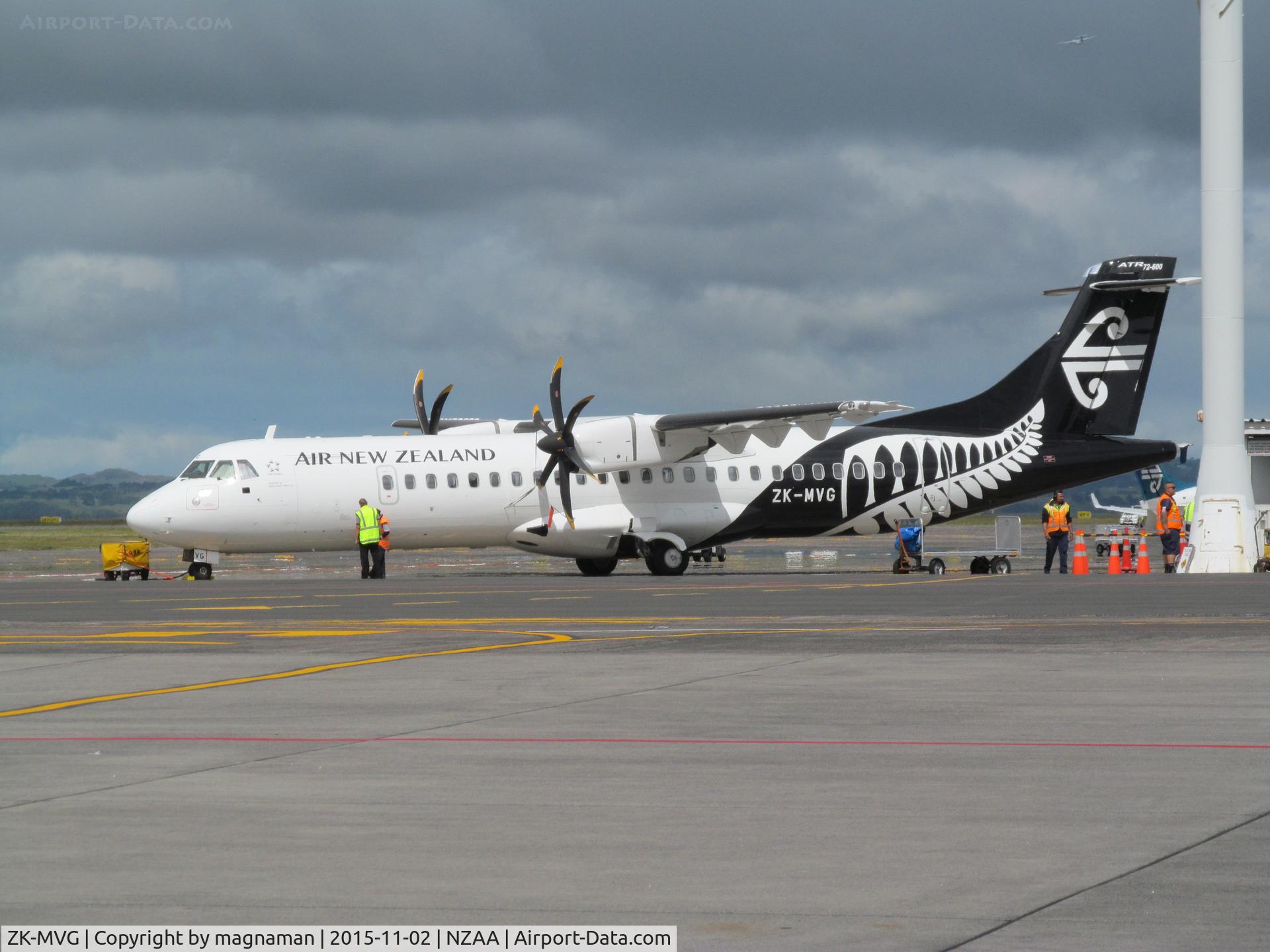 ZK-MVG, 2015 ATR 72-600 C/N 1264, newish to me at AKL