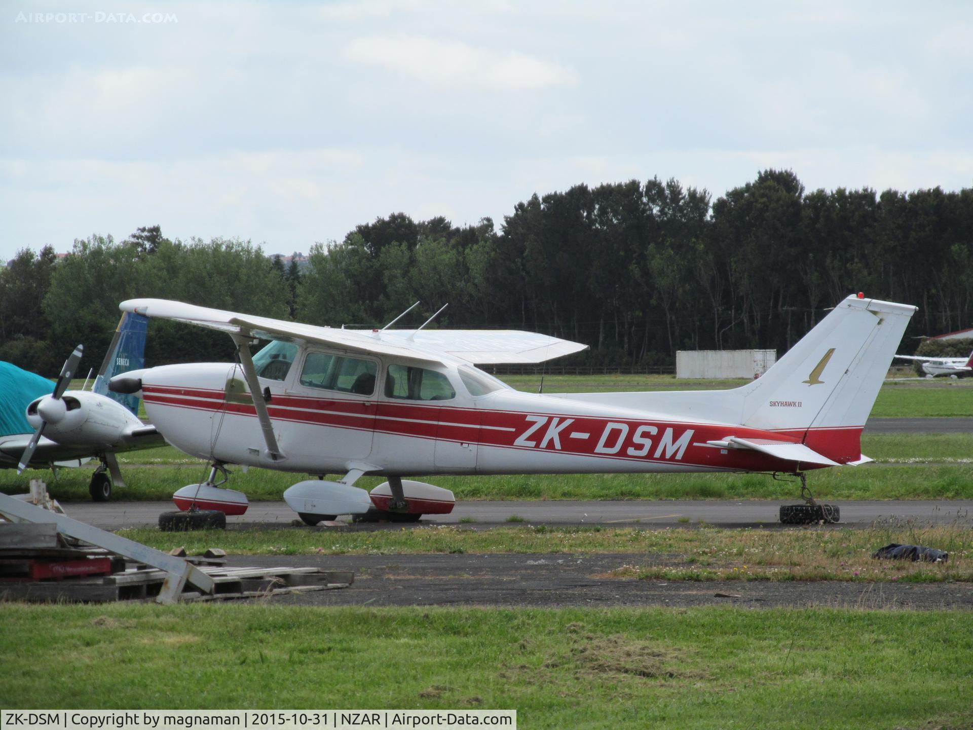 ZK-DSM, Cessna 172M C/N 17262374, on maintenance ramp