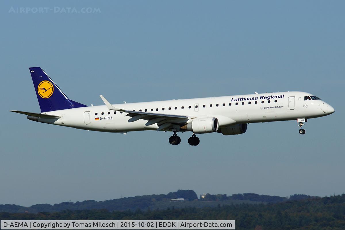 D-AEMA, 2009 Embraer 195LR (ERJ-190-200LR) C/N 19000290, 