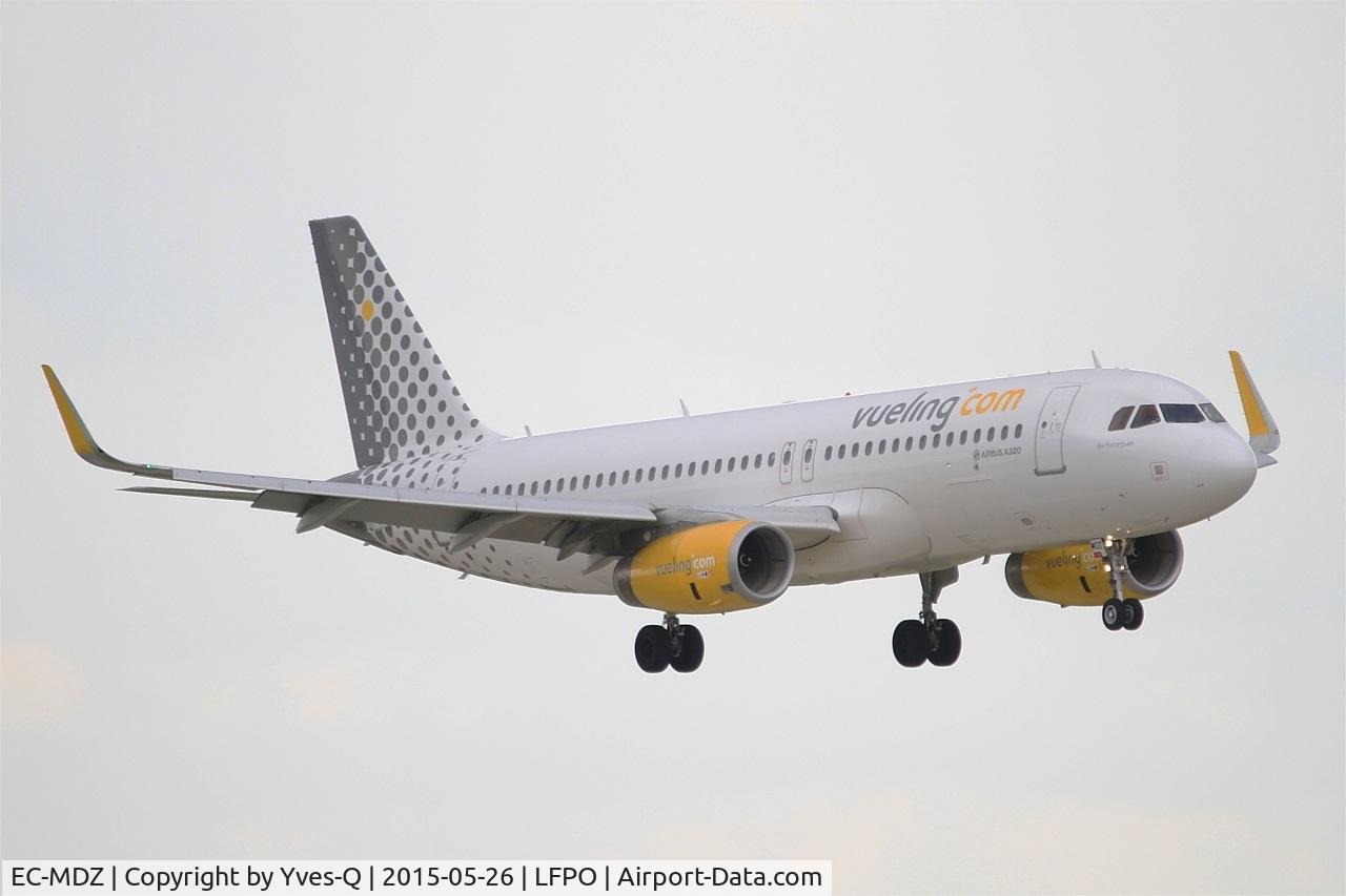 EC-MDZ, 2014 Airbus A320-232 C/N 6377, Airbus A320-232, Short approach Rwy 06, Paris-Orly Airport (LFPO-ORY)