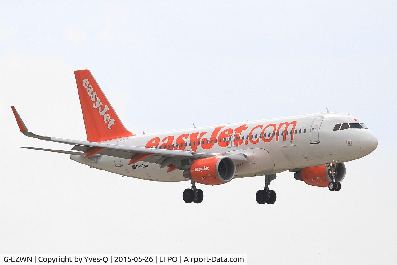 G-EZWN, 2013 Airbus A320-214 C/N 5757, Airbus A320-214, Short approach Rwy 06, Paris-Orly Airport (LFPO-ORY)