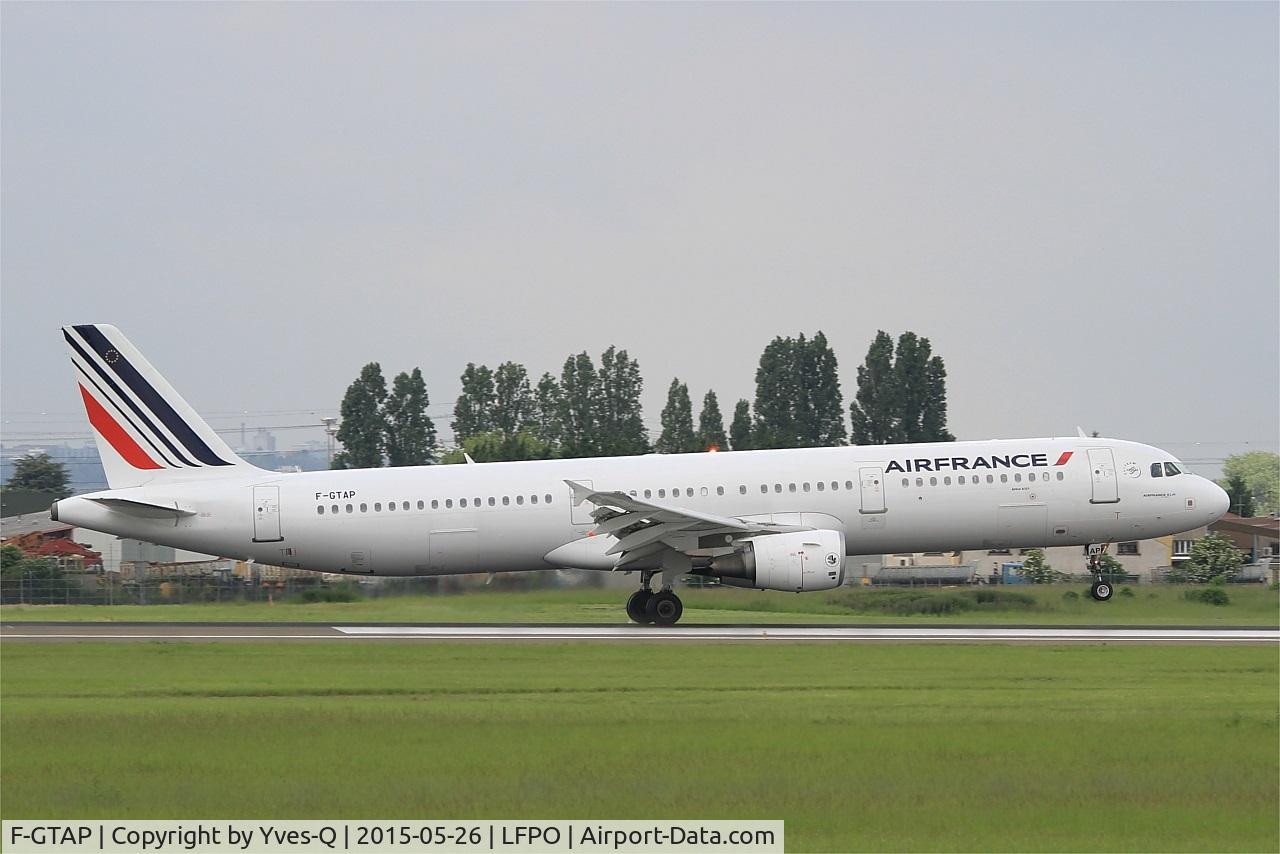 F-GTAP, 2008 Airbus A321-211 C/N 3372, Airbus A321-211, Landing rwy 06, Paris-Orly Airport (LFPO-ORY)