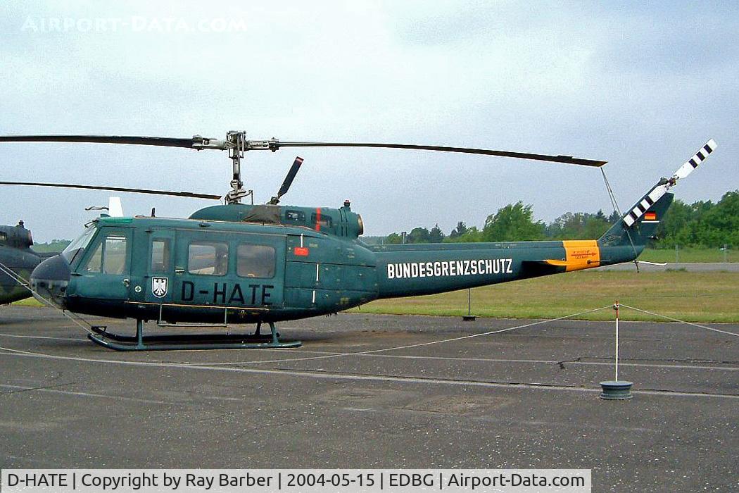 D-HATE, 1970 Bell (Dornier) UH-1D Iroquois (205) C/N 8063, Bell/Dornier UH-1D Iroquois [8063] (Bundesgrenzschutz) Berlin-Gatow~D 15/05/2004