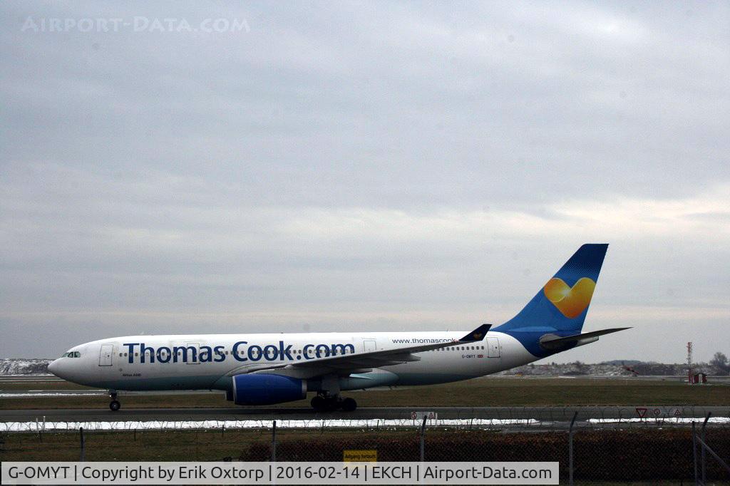 G-OMYT, 1999 Airbus A330-243 C/N 301, G-OMYT just landed rw 04L