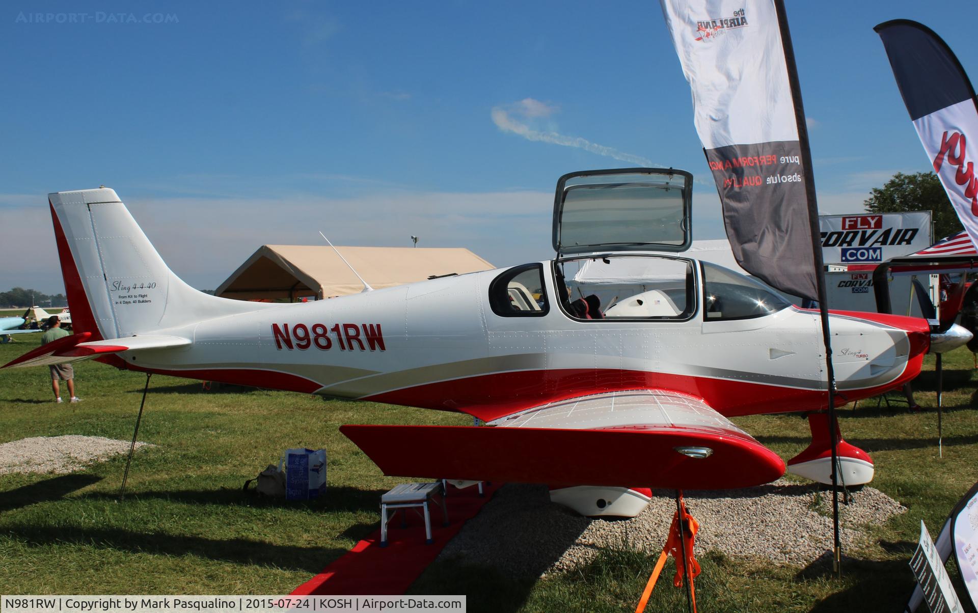 N981RW, 2014 The Airplane Factory Sling 4 C/N 057K, Sling 4