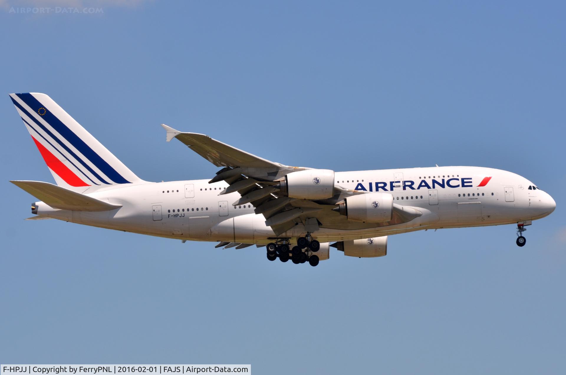 F-HPJJ, 2013 Airbus A380-861 C/N 115, Air France A388 on finals.