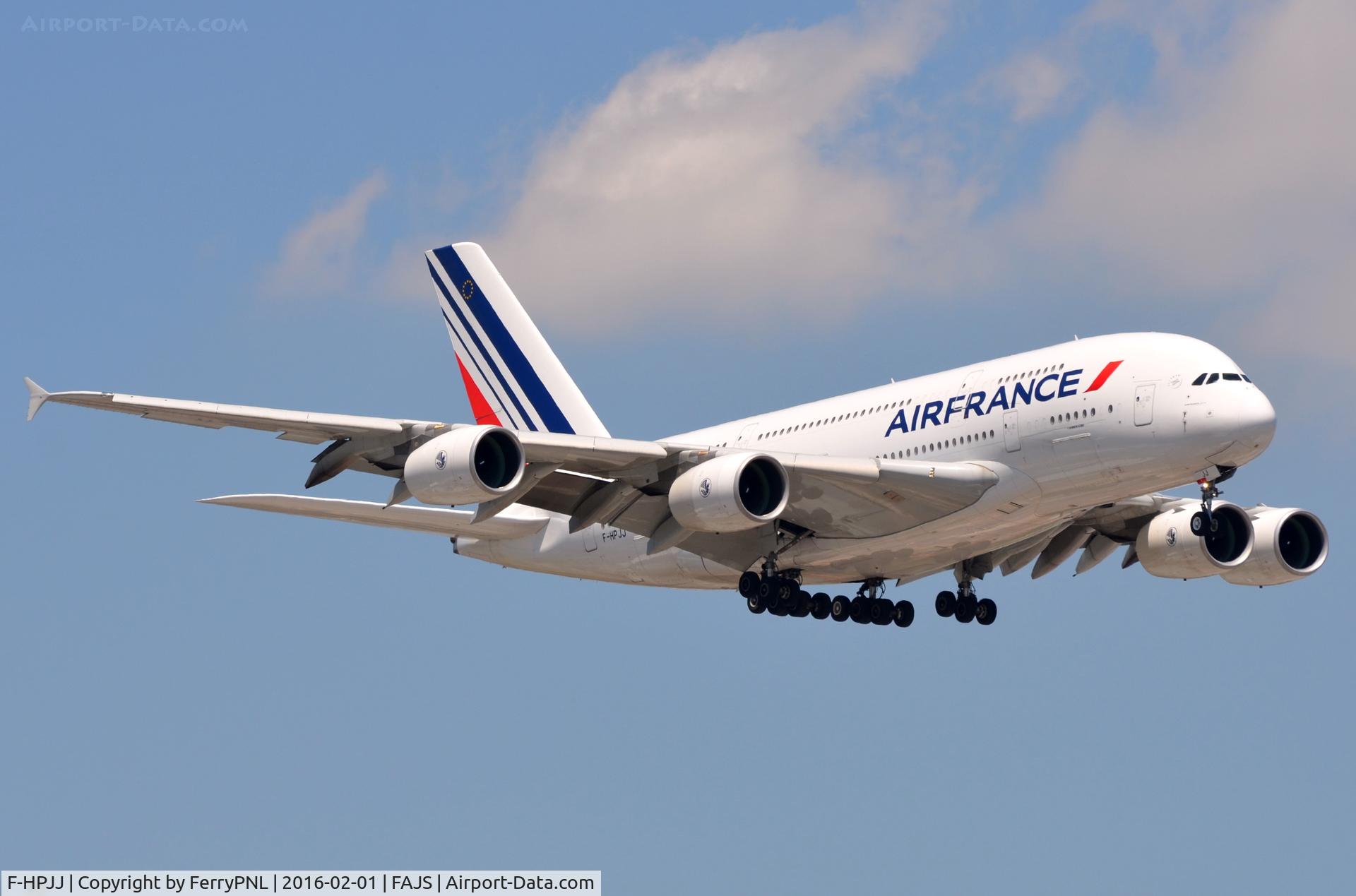 F-HPJJ, 2013 Airbus A380-861 C/N 115, Air France A388 landing in JNB.