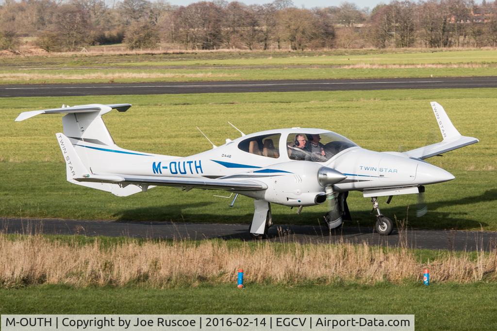 M-OUTH, 2007 Diamond DA-42 Twin Star C/N 42.AC082, M-OUTH at Sleap Airfield