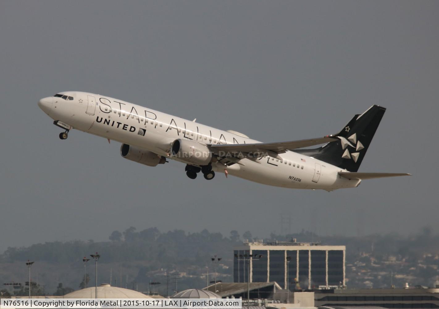 N76516, 2008 Boeing 737-824 C/N 37096, United