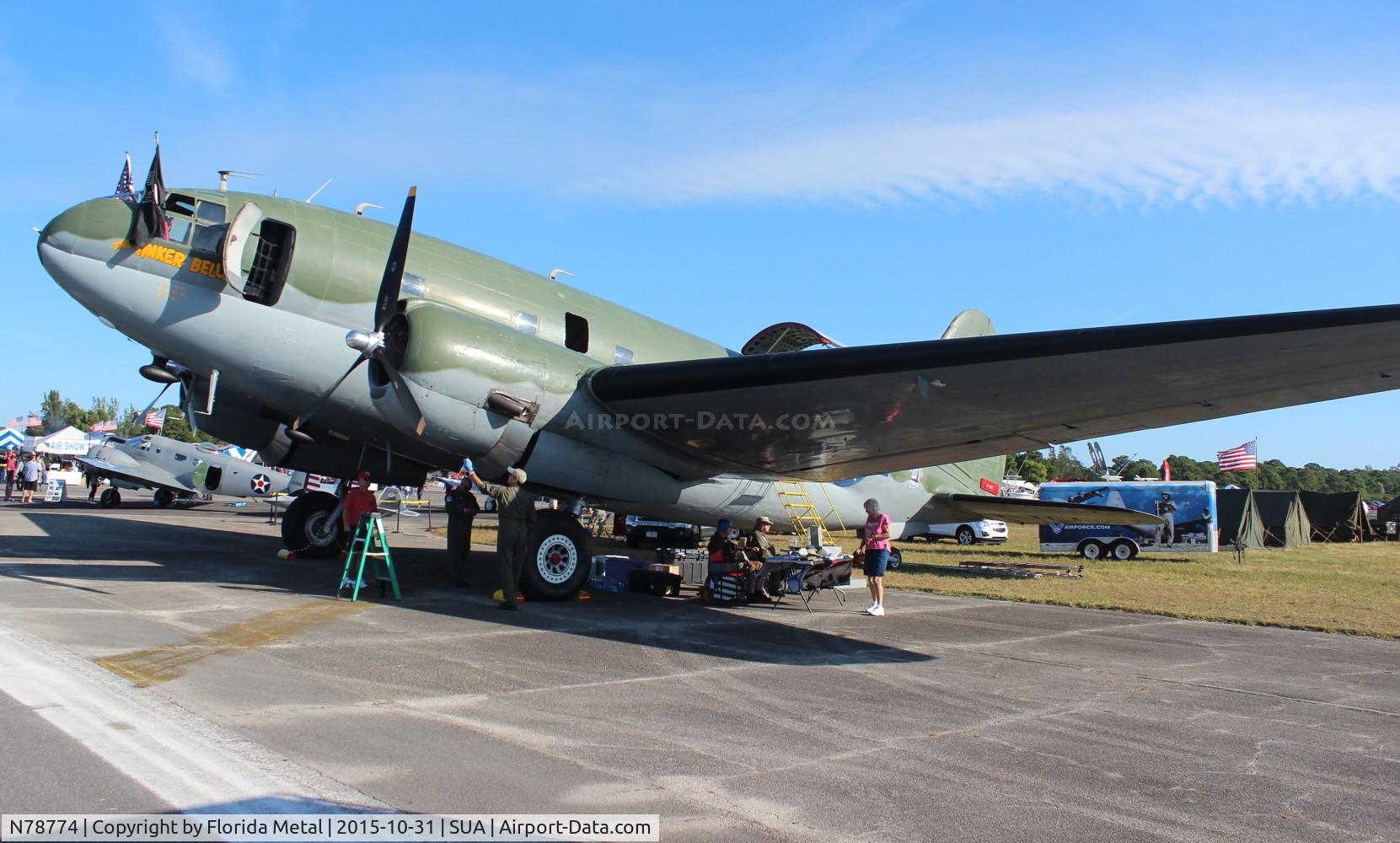 N78774, 1944 Curtiss C-46F Commando C/N 22597, Tinker Belle