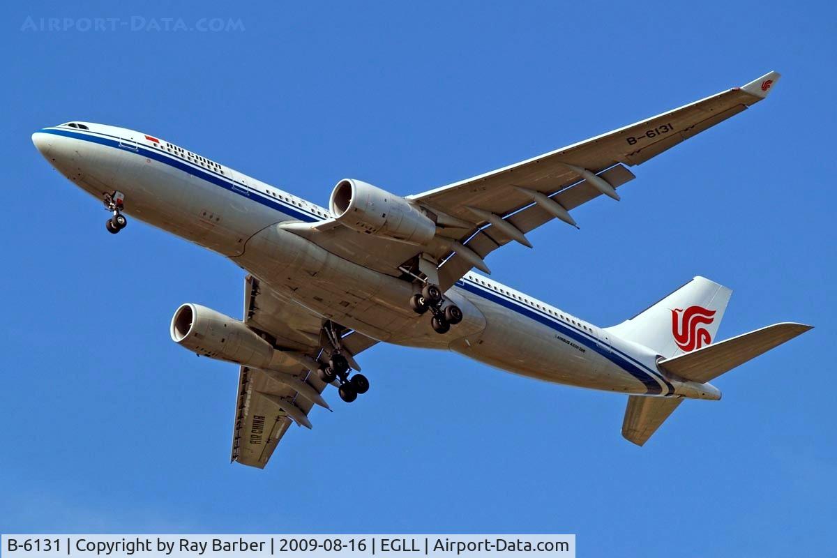 B-6131, 2008 Airbus A330-243 C/N 941, Airbus A330-243 [941] (Air China) Home~G 16/08/2009. On approach 27R.