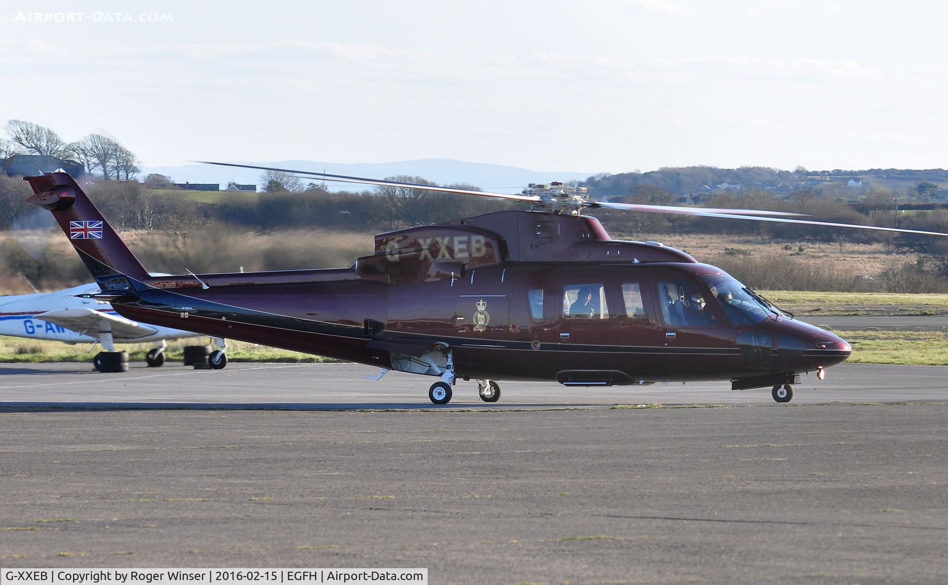 G-XXEB, 2009 Sikorsky S-76C C/N 760753, Visiting helicopter operated by The Queens Helicopter Flight.