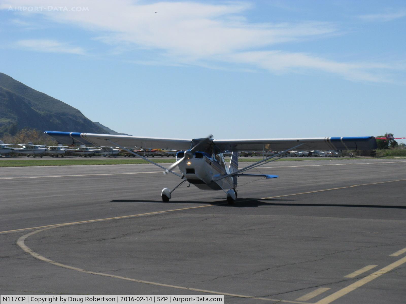 N117CP, American Champion 7GCBC Citabria C/N 1275-99, 1999 American Champion 7GCBC CITABRIA, Lycoming O-320 150 Hp, taxi to Rwy 22