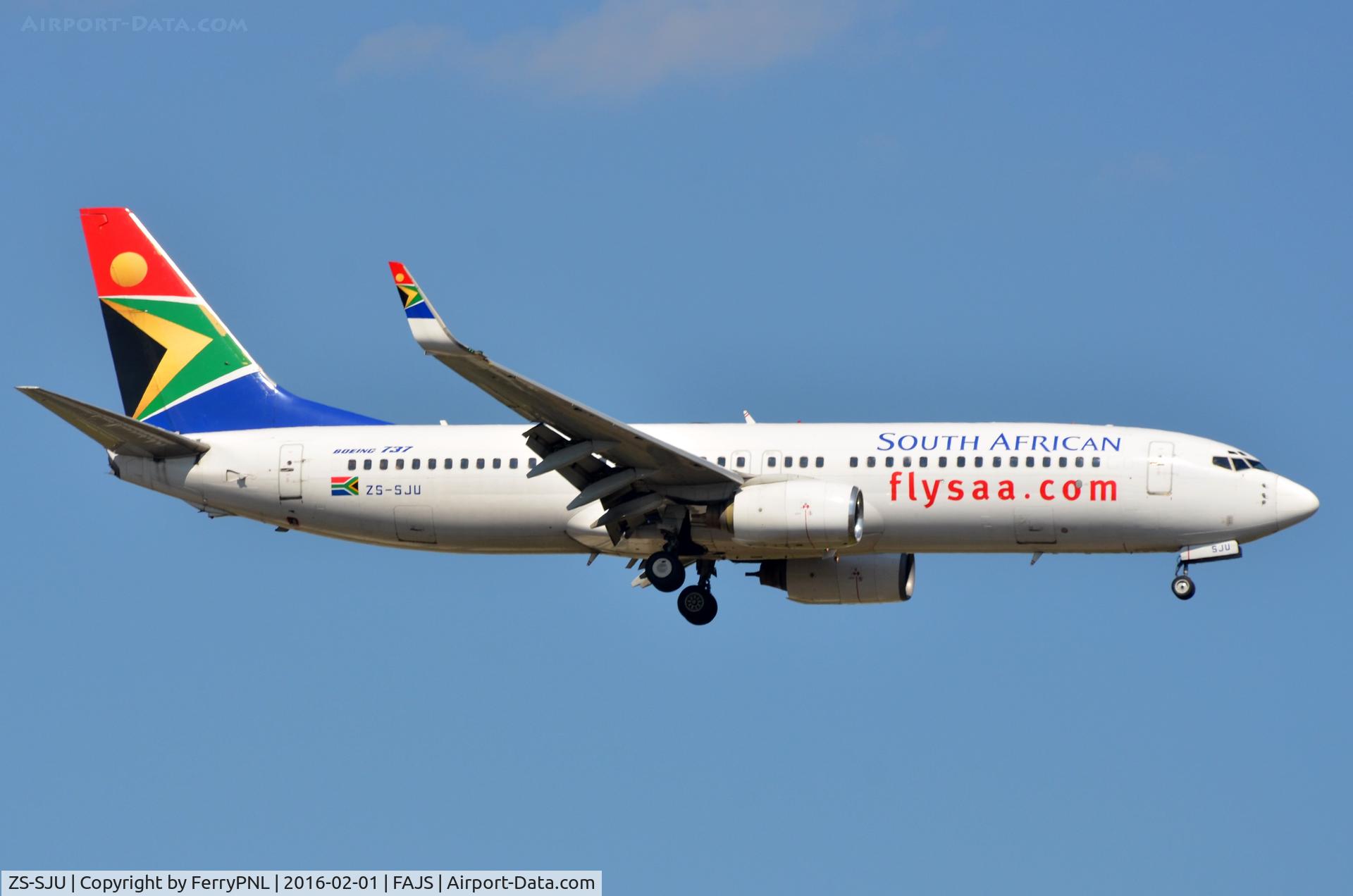 ZS-SJU, 2003 Boeing 737-844 C/N 32634, One of a handful B738 still operating for SAA