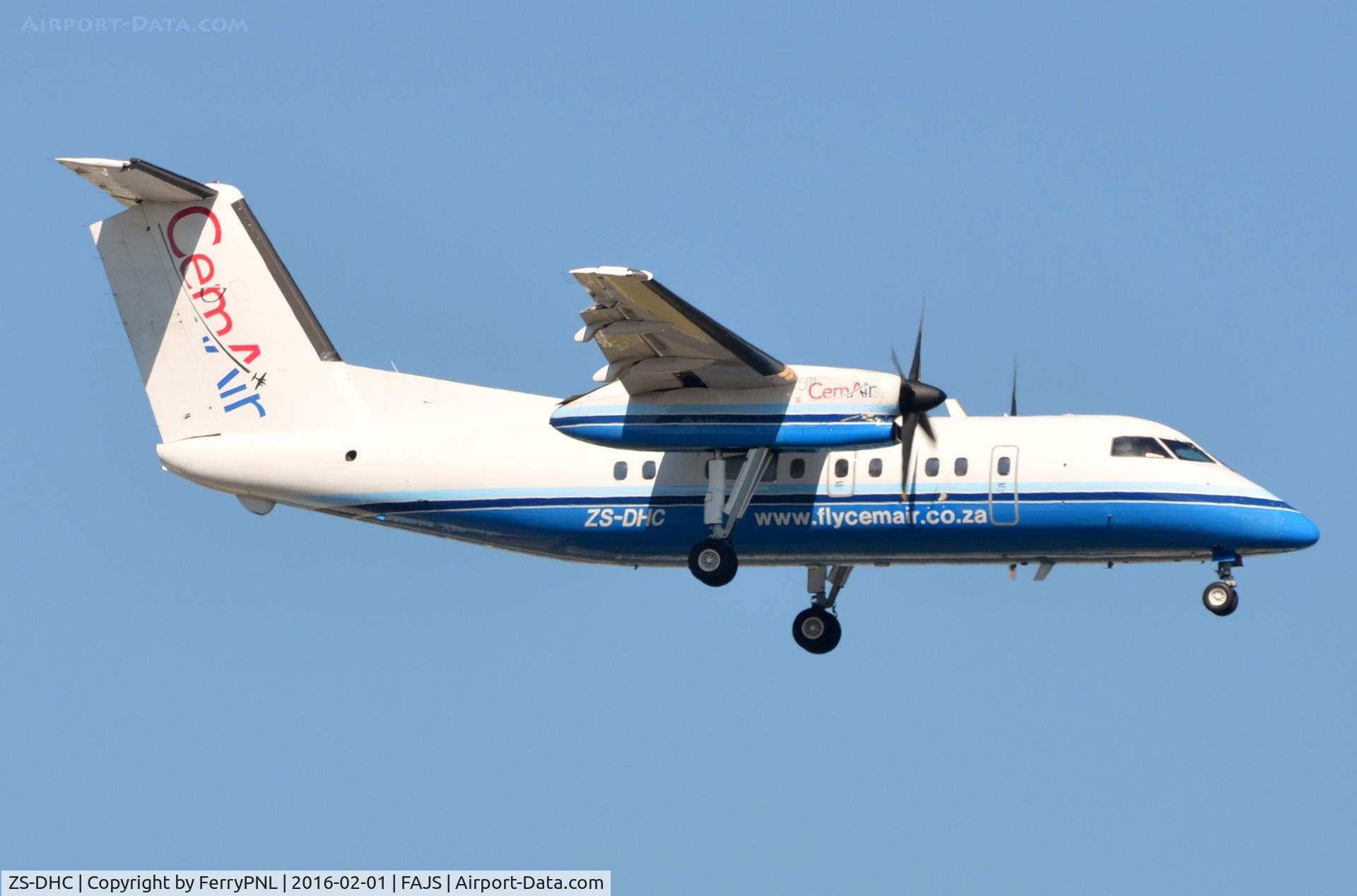 ZS-DHC, 1986 De Havilland Canada DHC-8-102 Dash 8 C/N 030, Cute little series 100 Dash8 of CEM AIR