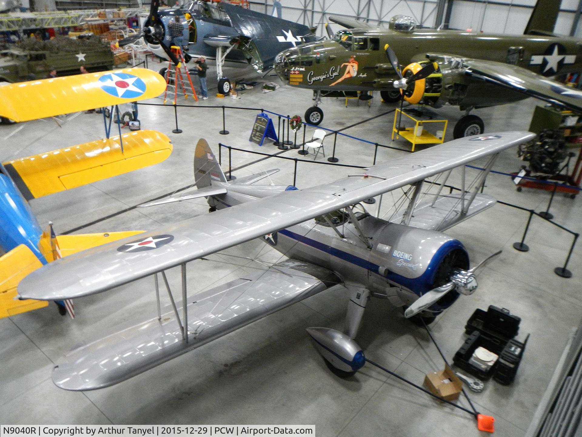 N9040R, 1942 Boeing PT-17 Kaydet (A75N1) C/N 75-4246, On display @ the Liberty Aviation Museum
