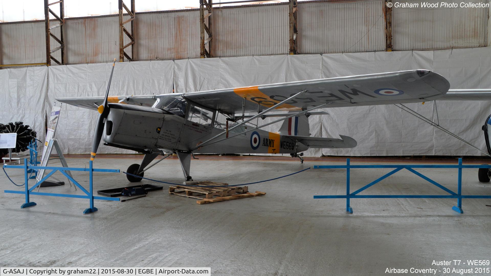 G-ASAJ, 1962 Beagle A-61 Terrier 2 C/N B.605, Airbase Coventry