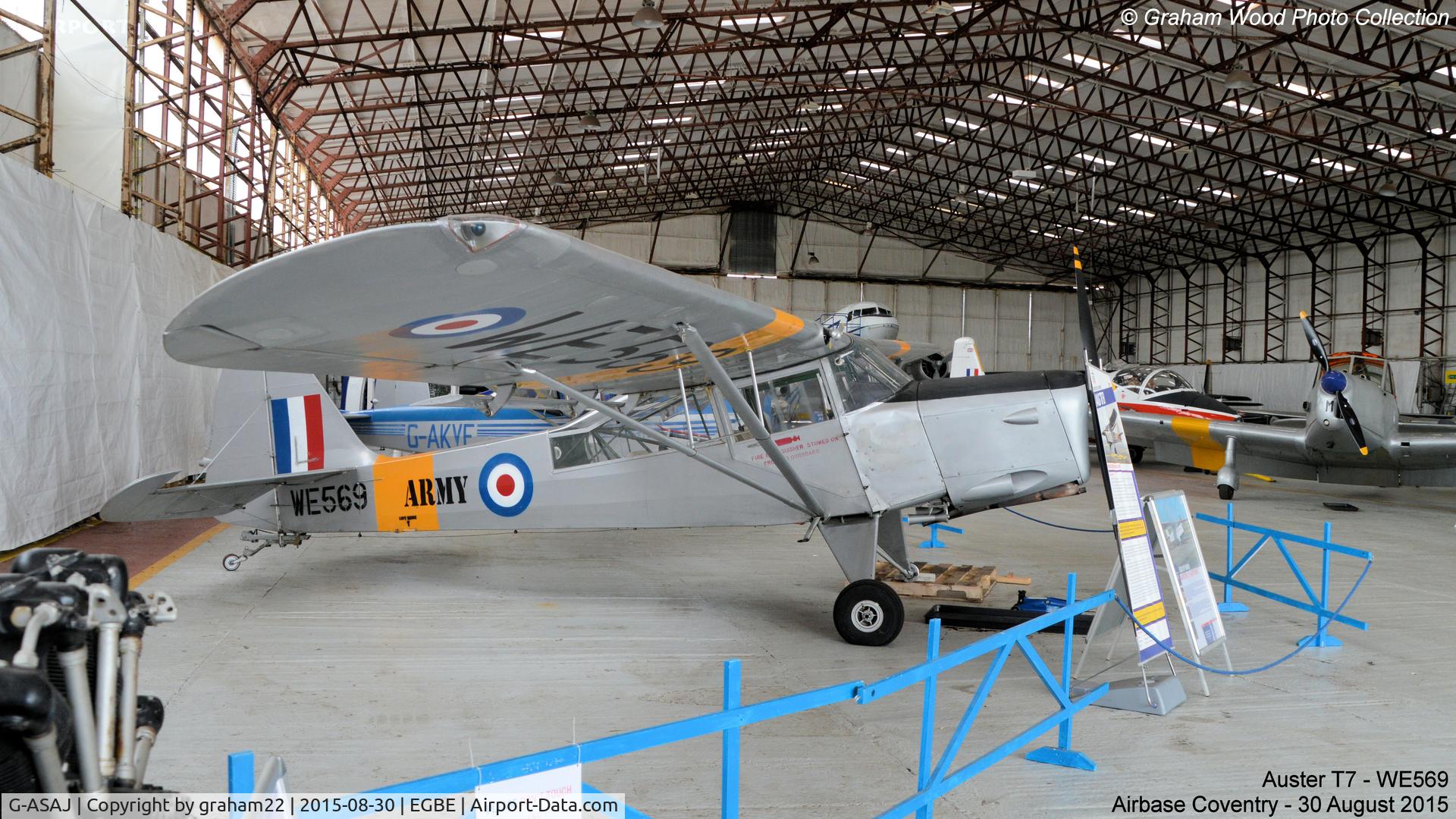 G-ASAJ, 1962 Beagle A-61 Terrier 2 C/N B.605, Airbase Coventry