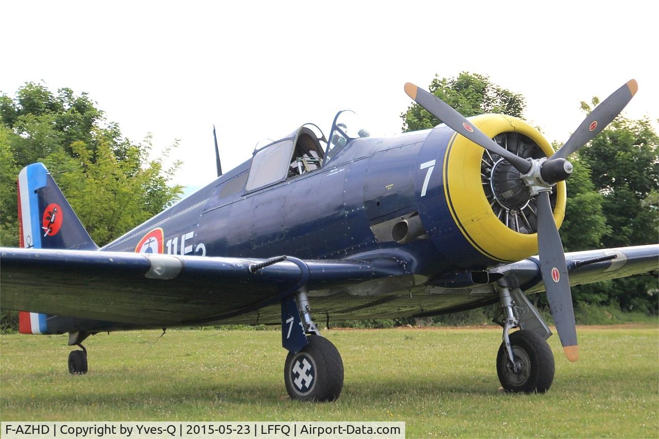 F-AZHD, North American NA-68 C/N SA-30, North American NA-68, Static display, La Ferté-Alais (LFFQ) Air show 2015