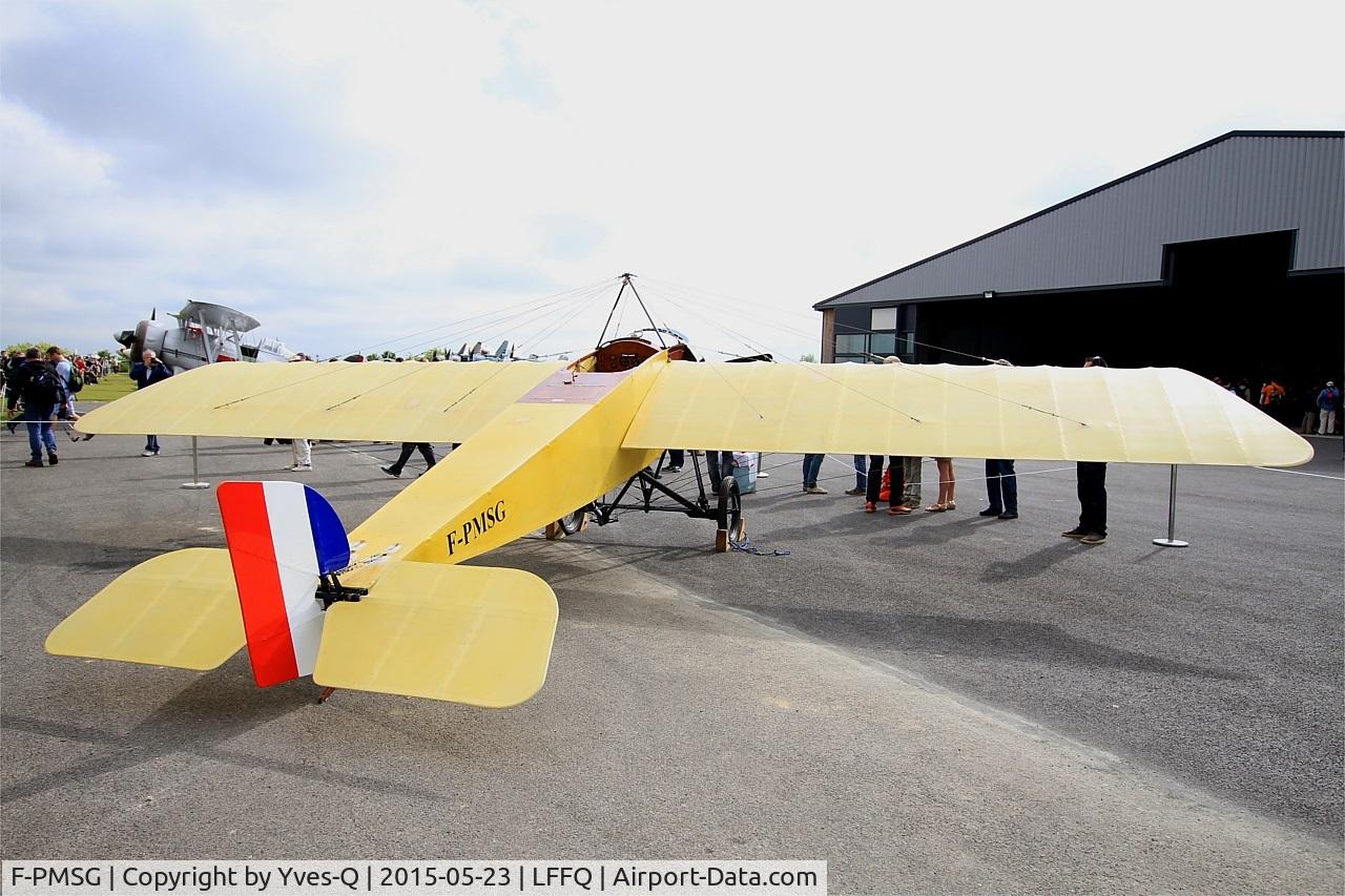 F-PMSG, 2013 Morane-Saulnier Type G Replica C/N 01-RA, Morane-Saulnier Type G (replica), Displayed at La Ferté-Alais airfield (LFFQ) Airshow 2015