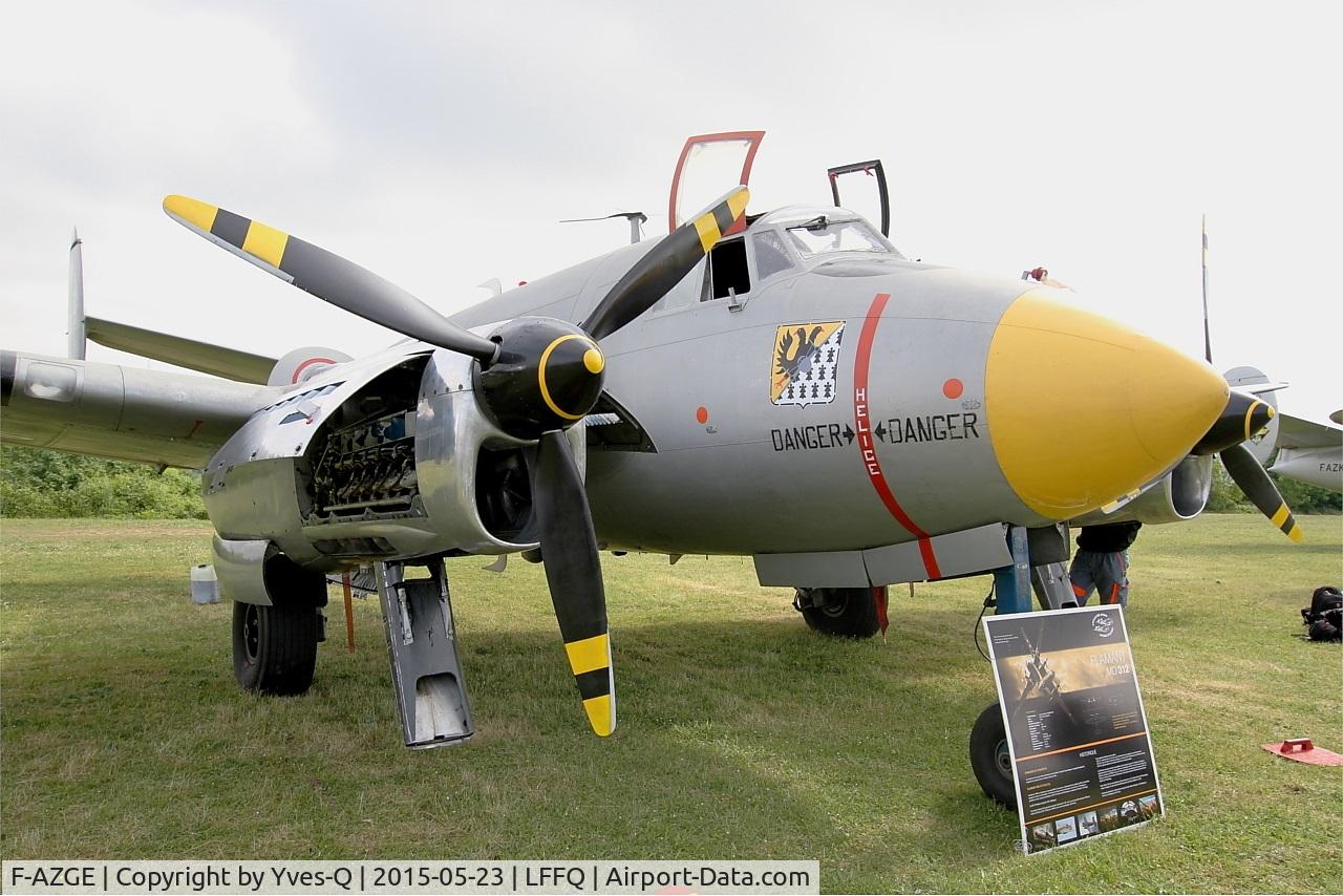 F-AZGE, 1951 Dassault MD-312 Flamant C/N 158, Dassault MD-312 Flamant, Static display, La Ferté-Alais (LFFQ) Air show 2015